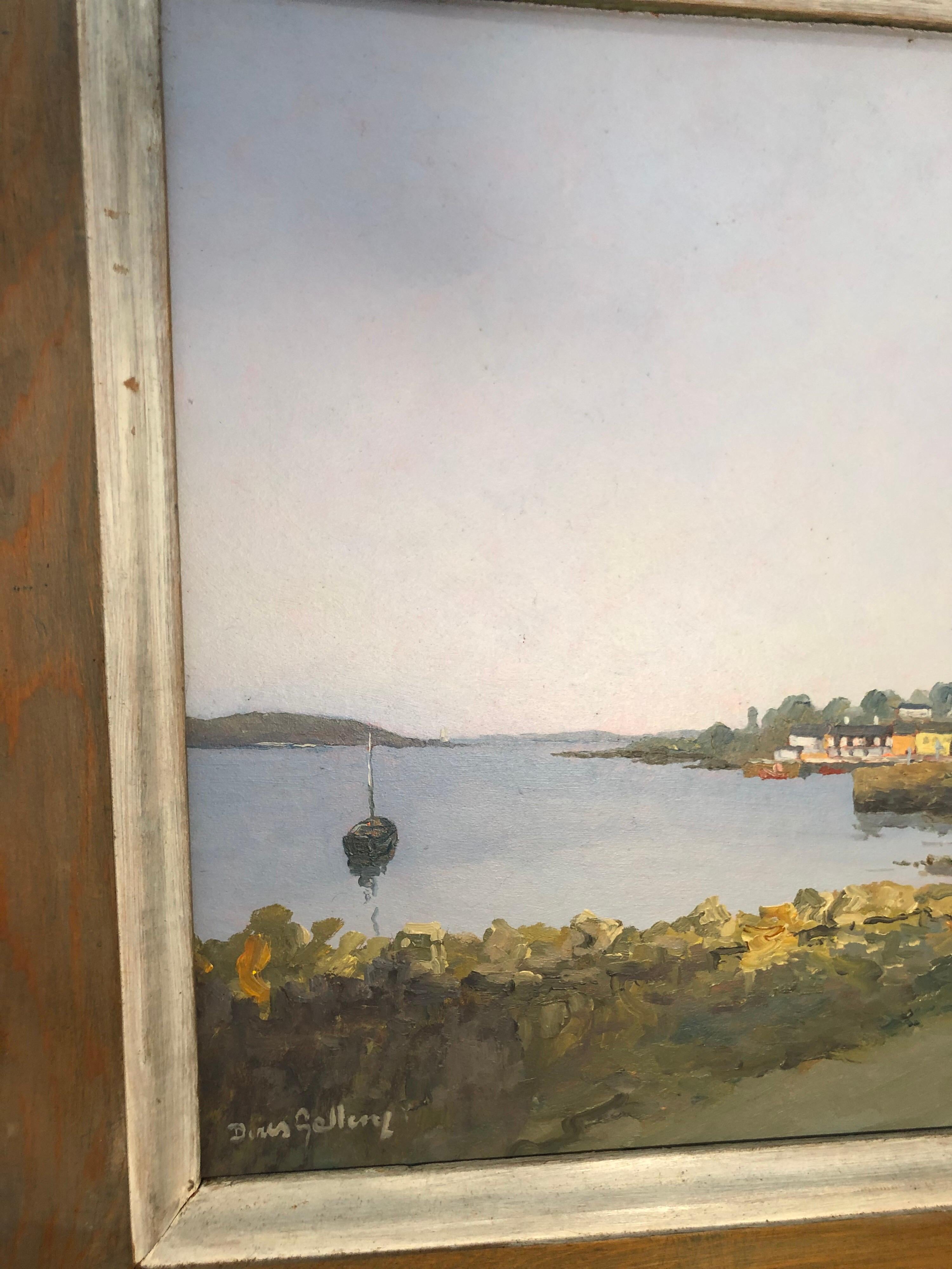 Serene Oil on Board of Irelands Connemara by Irish Artist Dennis Gallery 1