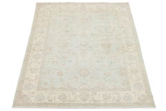 Ciel serein : Tapis moderne en laine nouée à la main Knots Rugs 9x12