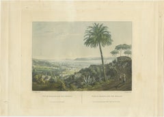 Serene Vista of Messina and its Strait: An Engraved Jewel, circa 1800