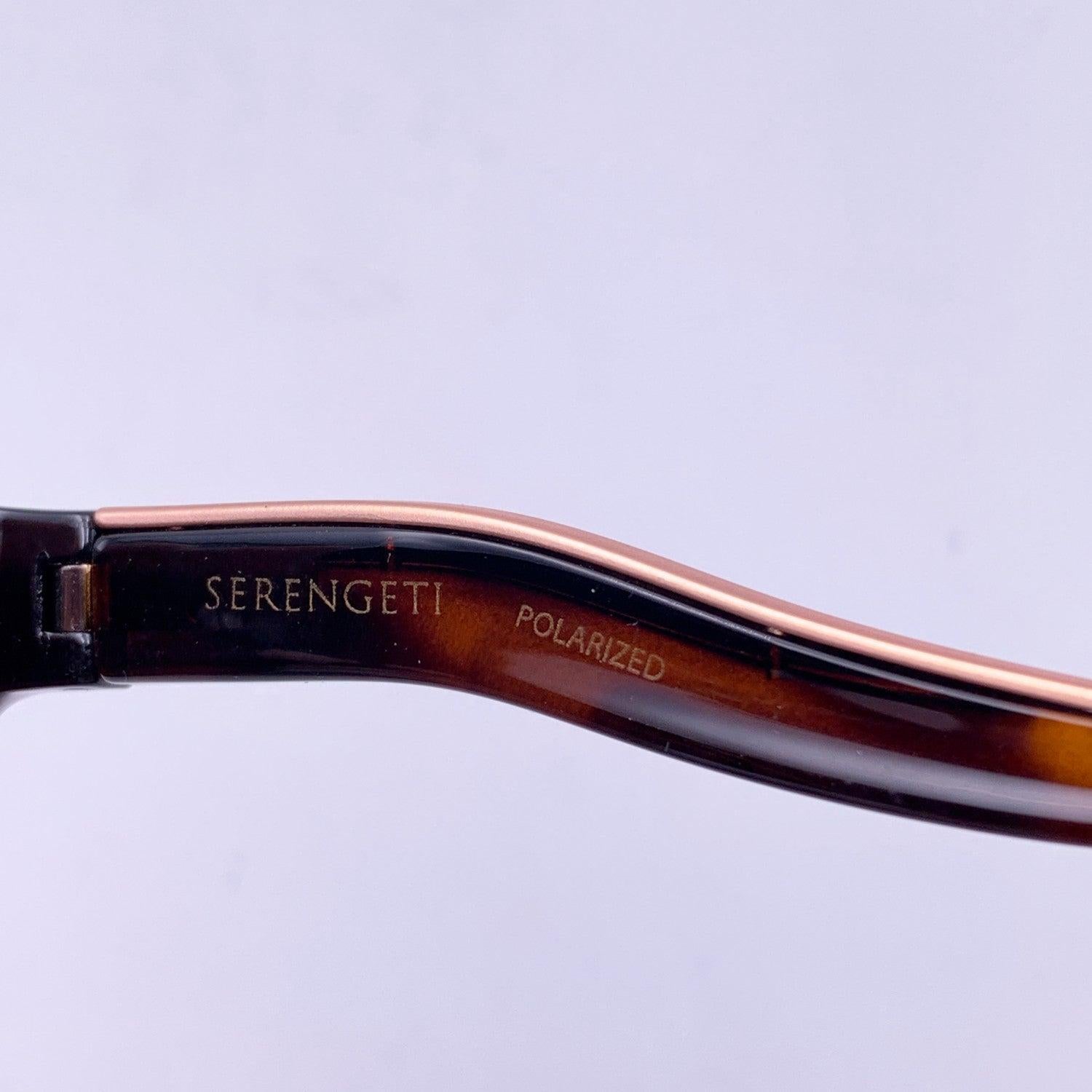 Serengeti Mint Women Brown Sunglasses 8567 Valentina 57/19 144 mm In Excellent Condition In Rome, Rome