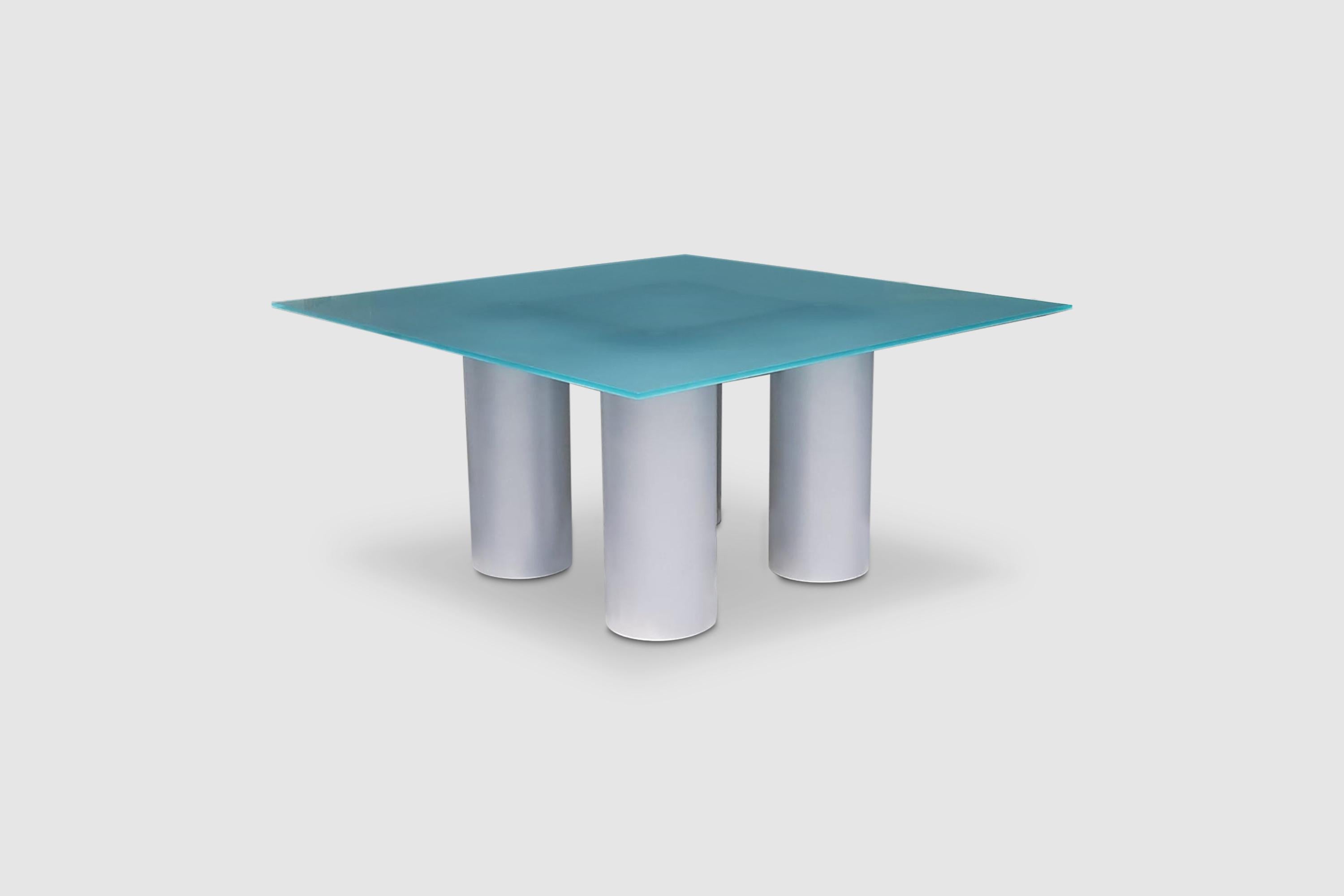 Serenissimo dining table by Lella & Massimo Vignelli for Acerbis 1980s For Sale 4