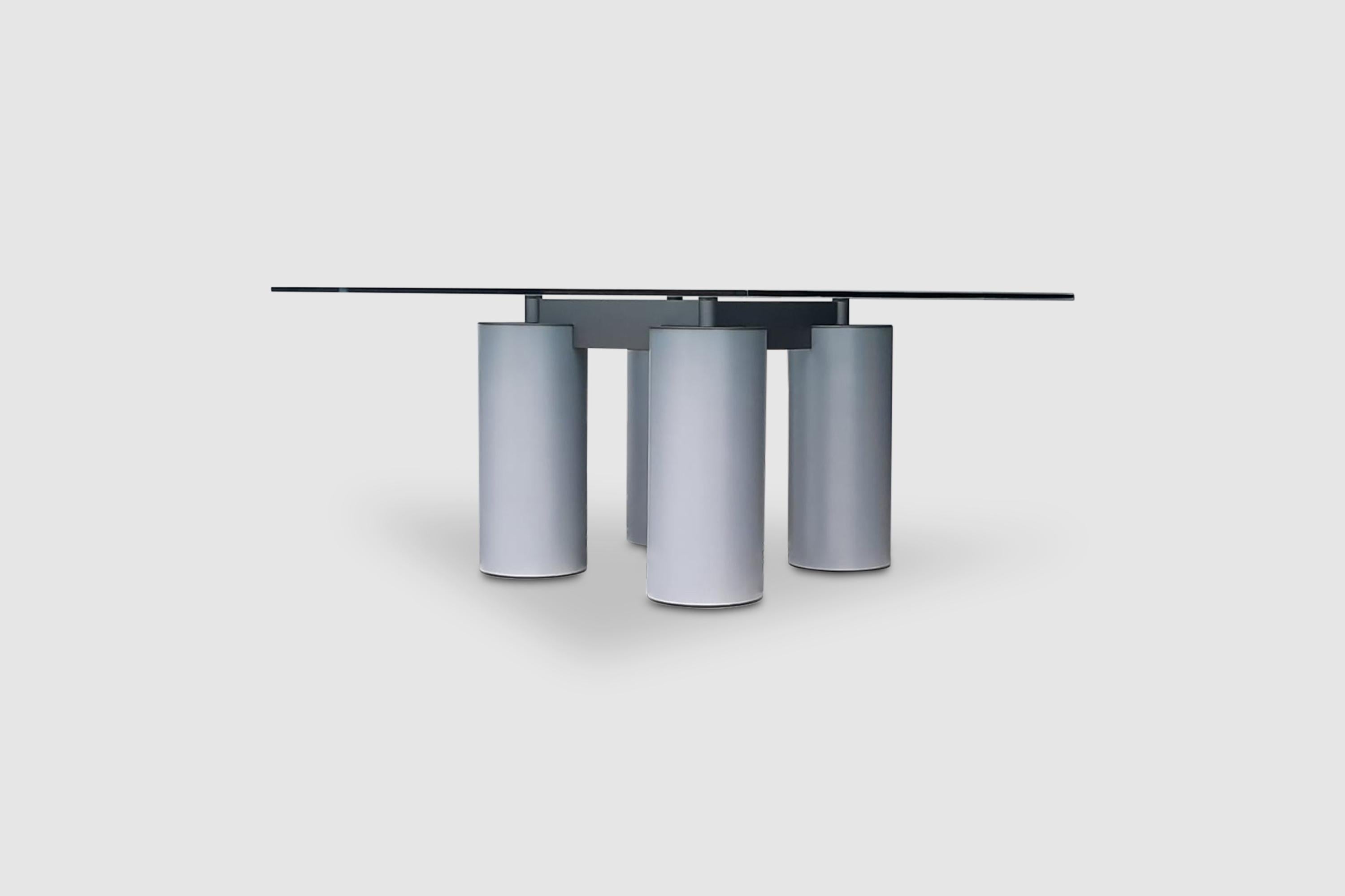 Serenissimo dining table by Lella & Massimo Vignelli for Acerbis 1980s For Sale 1