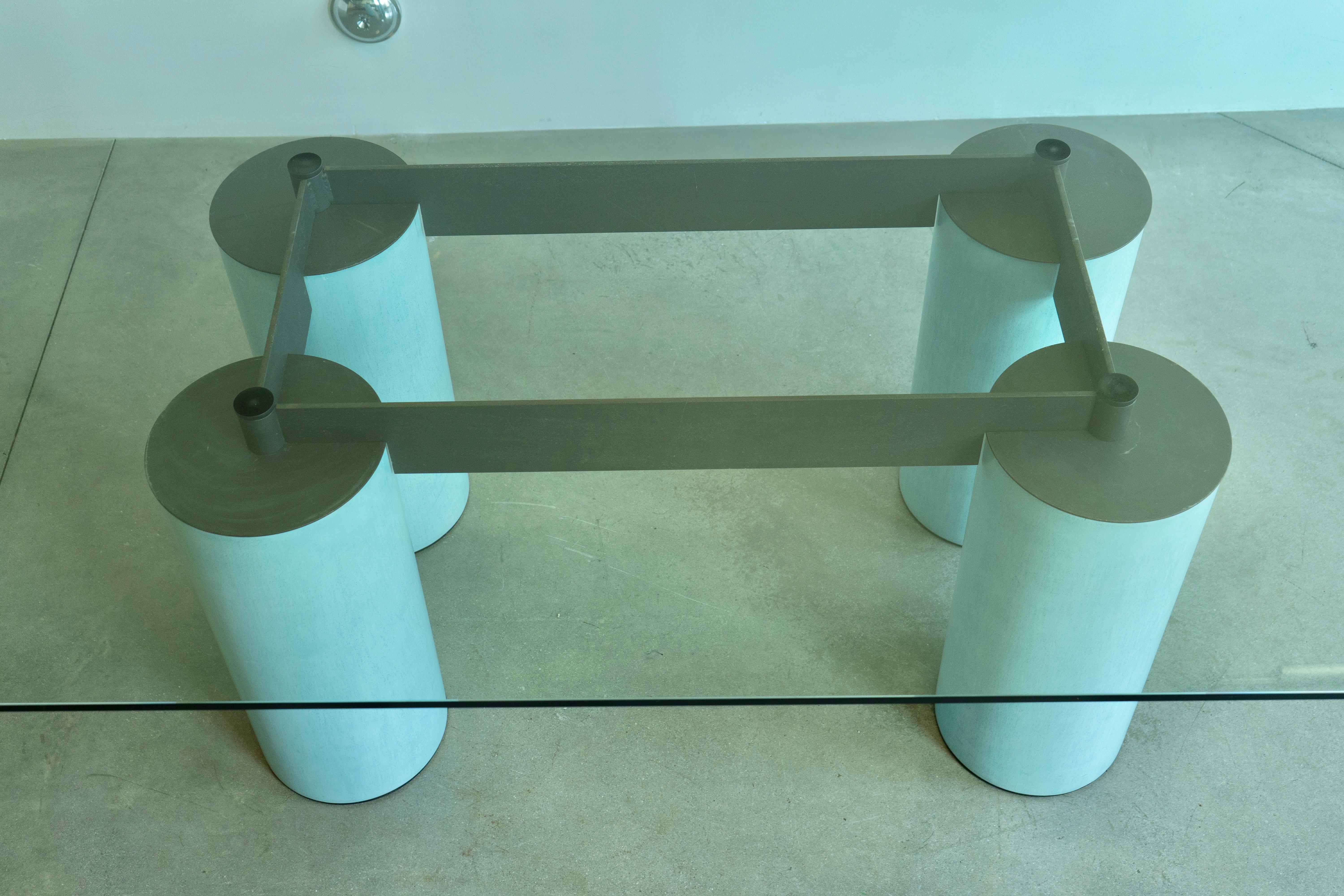 Serenissimo Dining Table by Lella & Massimo Vignelli for Acerbis, Italy 2000s In Good Condition For Sale In Los Angeles, CA