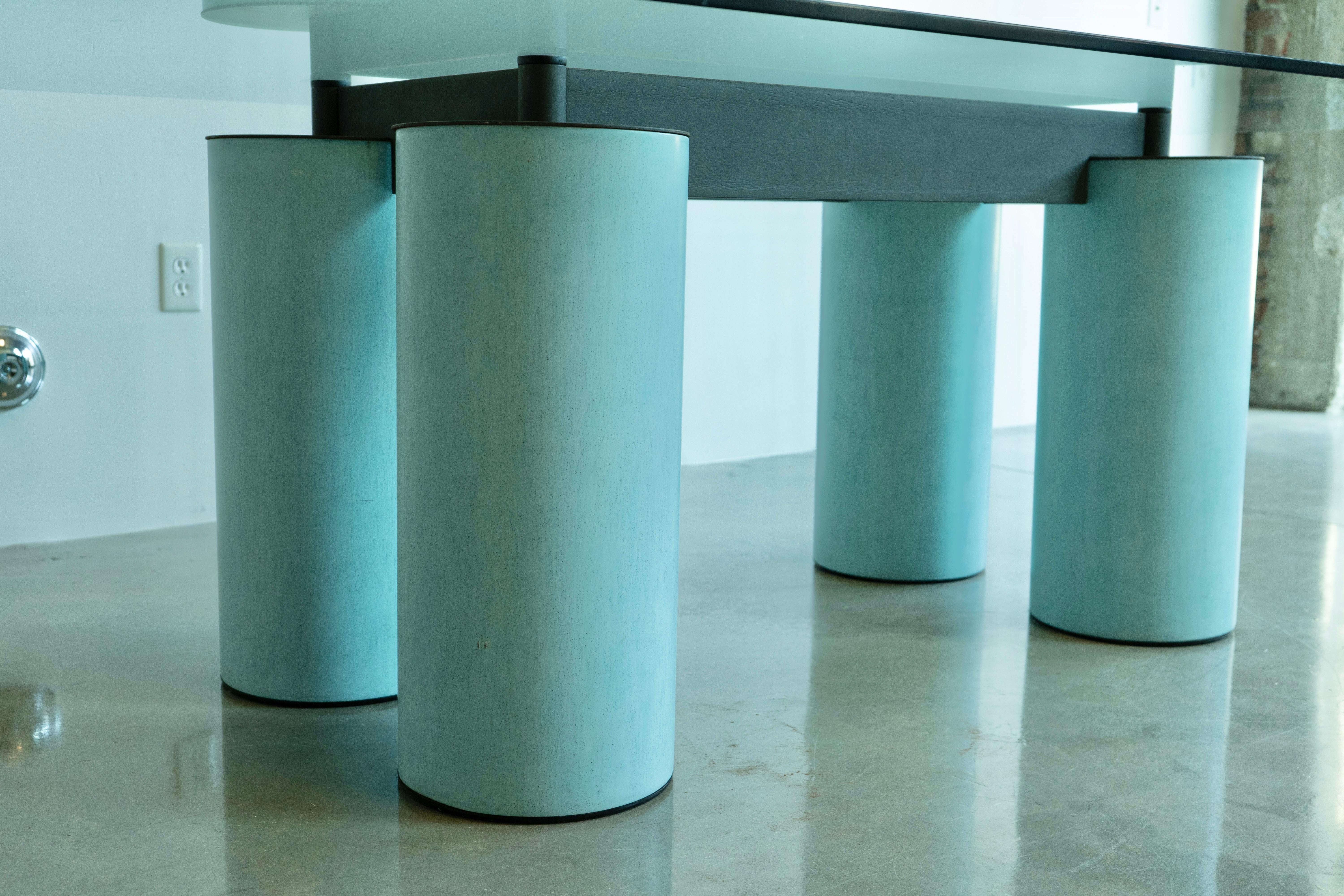 XXIe siècle et contemporain Table de salle à manger Serenissimo par Lella & Massimo Vignelli pour Acerbis, Italie, années 2000 en vente