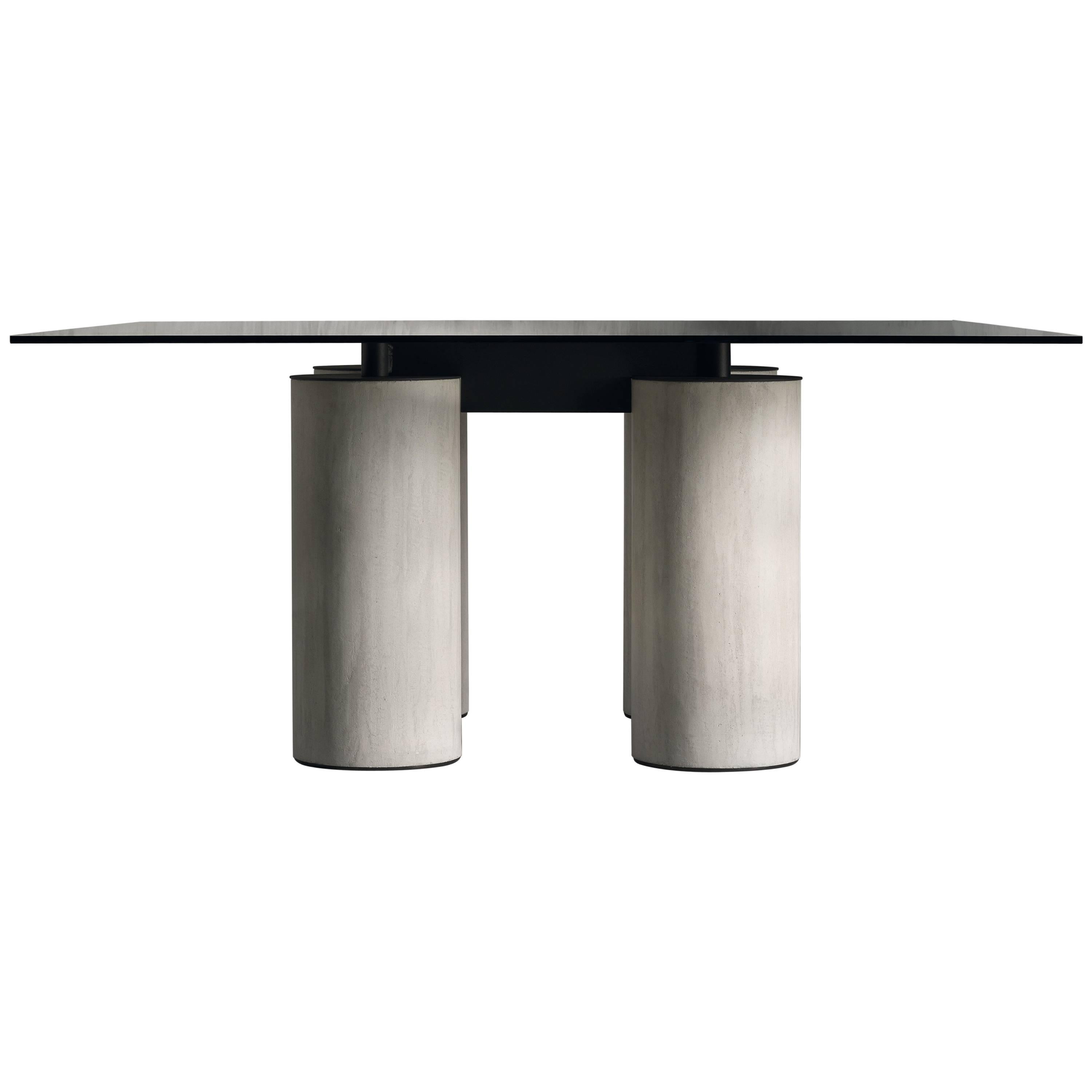 Serenissimo Large Square Dining Table by Acerbis Design For Sale