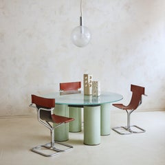 ‘Serenissimo’ Mint Green Dining Table by Lella & Massimo Vignelli for Acerbis