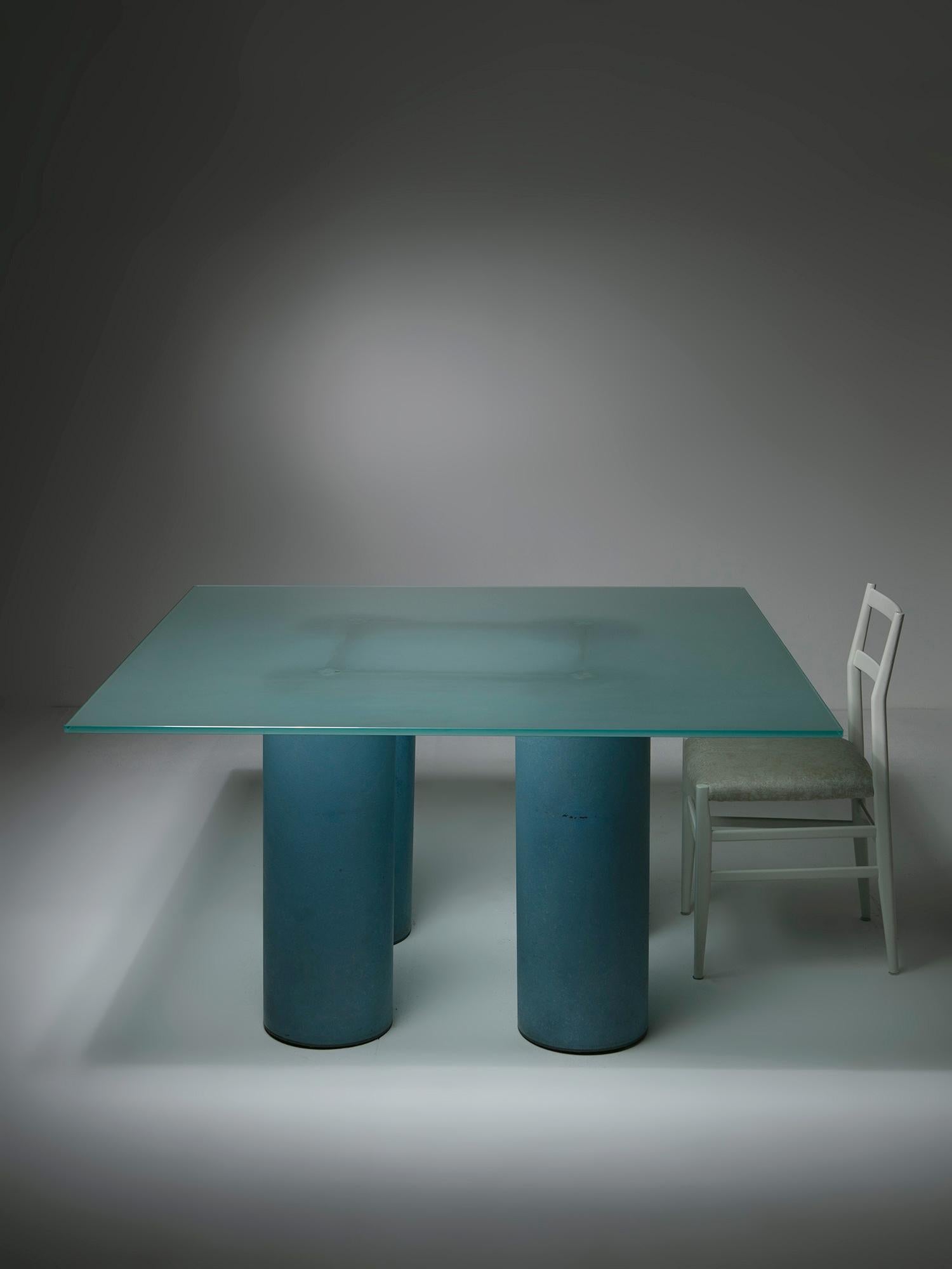 Tisch „Serenissimo“ von Lella und Massimo Vignelli für Acerbis, Italien, 1980er Jahre 5