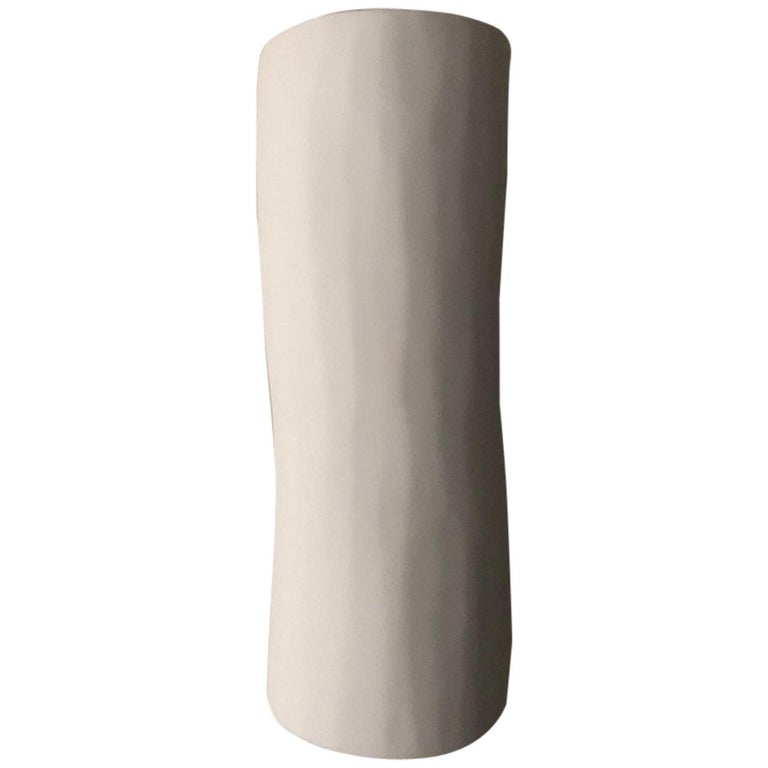 Serenity Contemporary Wall Sconce, Wall Light, White Plaster, Hannah Woodhouse For Sale