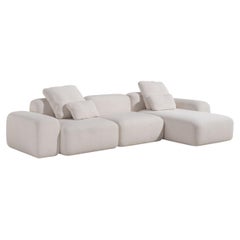 SERENITY Modular Chaise-Longue Sofa in Contemporary Minimalist Design