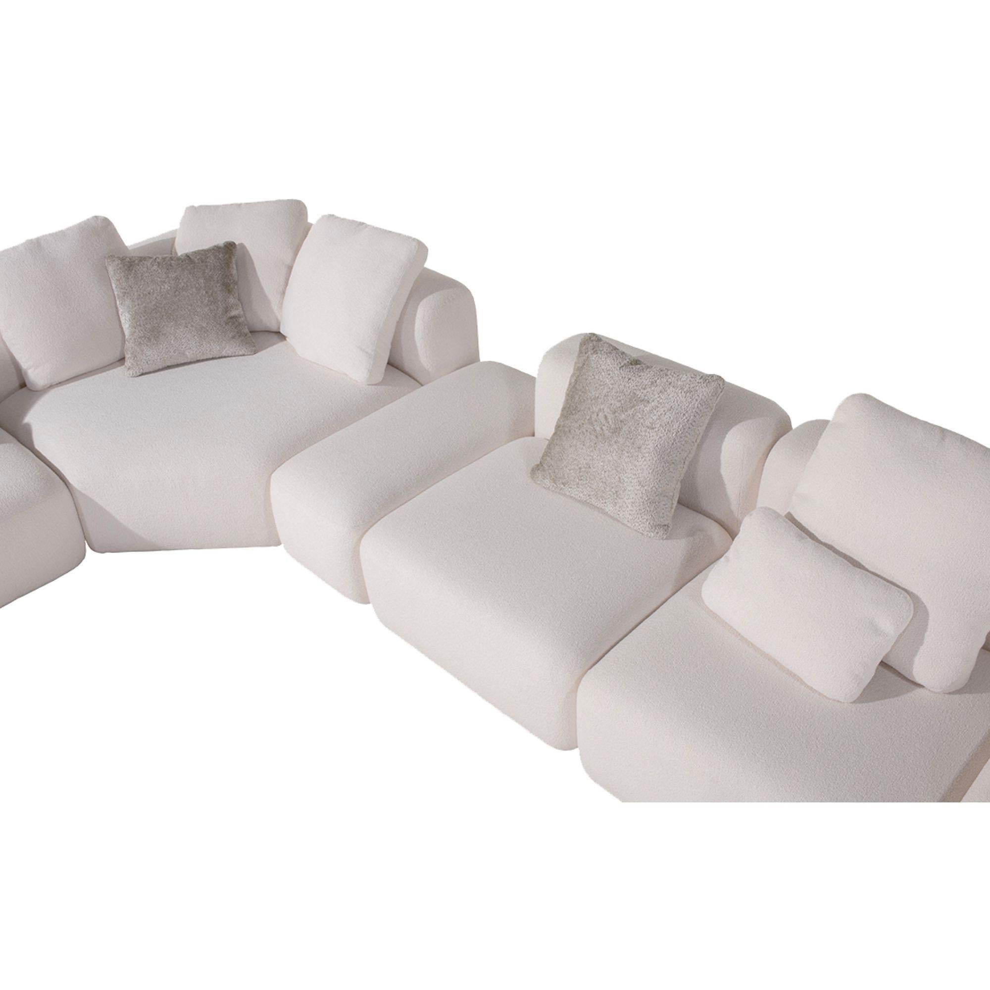 Modulares modernes Chaise-Longue-Sofa von SERENITY im Zustand „Neu“ im Angebot in Frazão, Porto