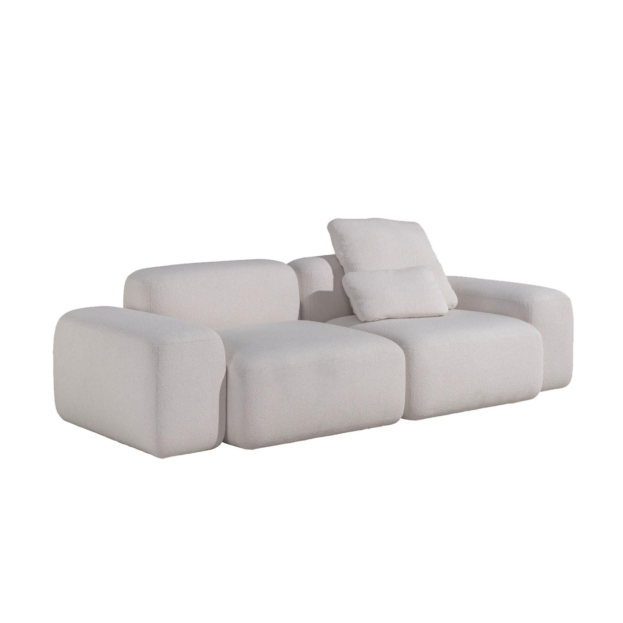 Modulares modernes Chaise-Longue-Sofa von SERENITY (21. Jahrhundert und zeitgenössisch) im Angebot