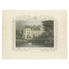 Serenity Over the Thames: Lord Halesey's Elegant Seat in 1811