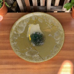 Serenity Restored: Kintsugi Celadon White Bowl