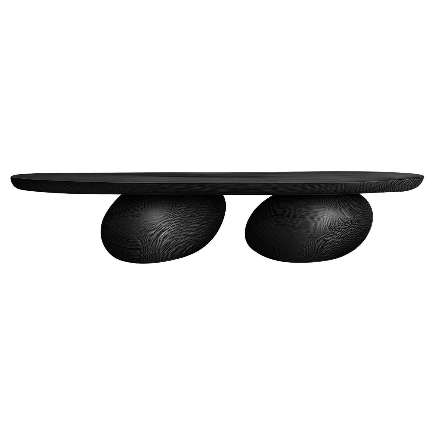 Tavolo da centro Sereno Serie 2 di NONO - Design minimalista con gambe in ciottoli
