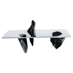 Sereno Couchtisch - von Fredrikson Stallard für Driade - Titanium