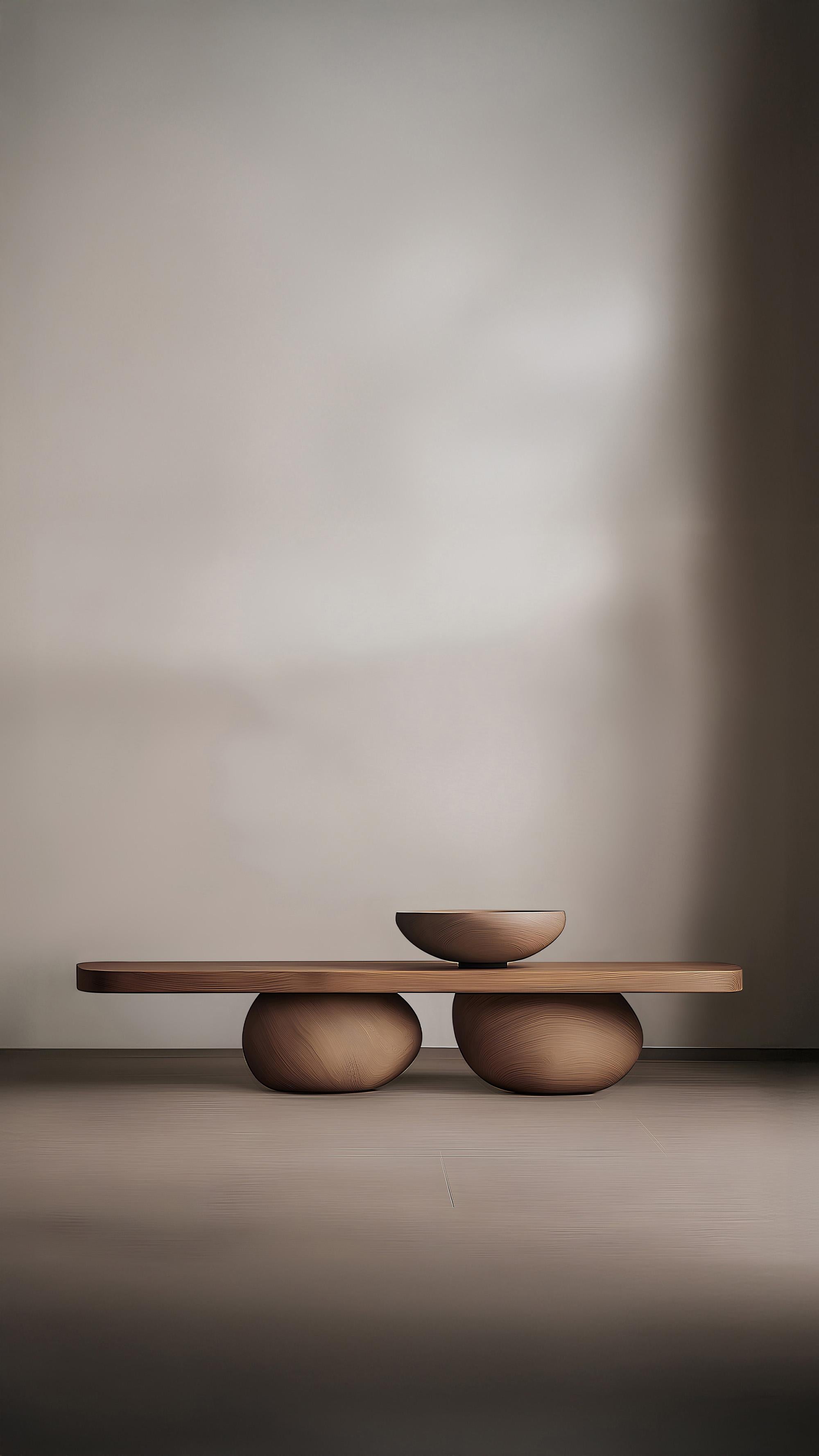Mexican Sereno Coffee Table Serie 19 by NONO – Custom Solid Wood Design For Sale
