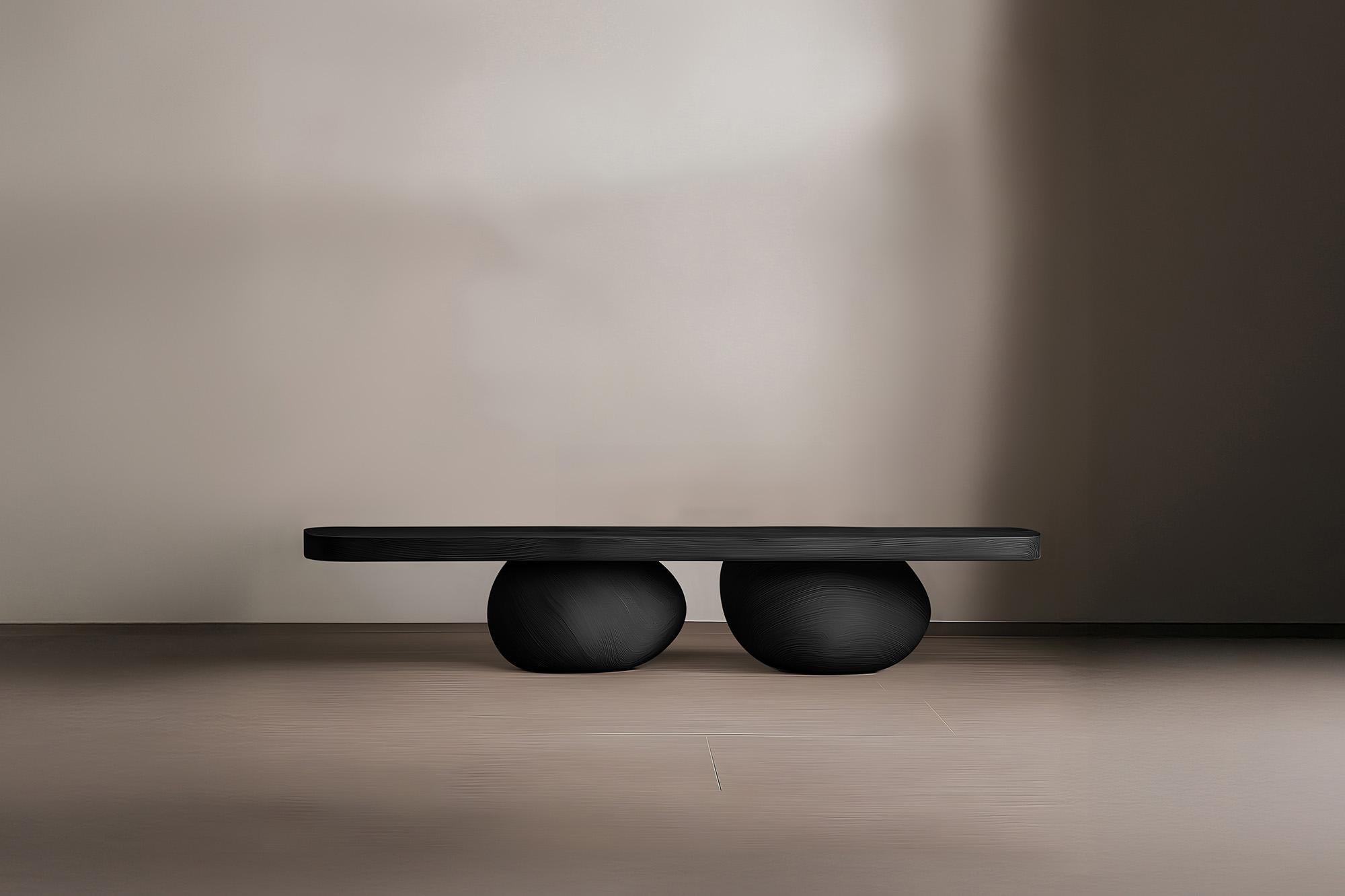 Contemporary Sereno Coffee Table Serie 19 by NONO – Custom Solid Wood Design For Sale