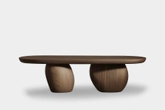 Sereno Coffee Table Serie 33 by NONO – Sculptural Legs in Solid Wood