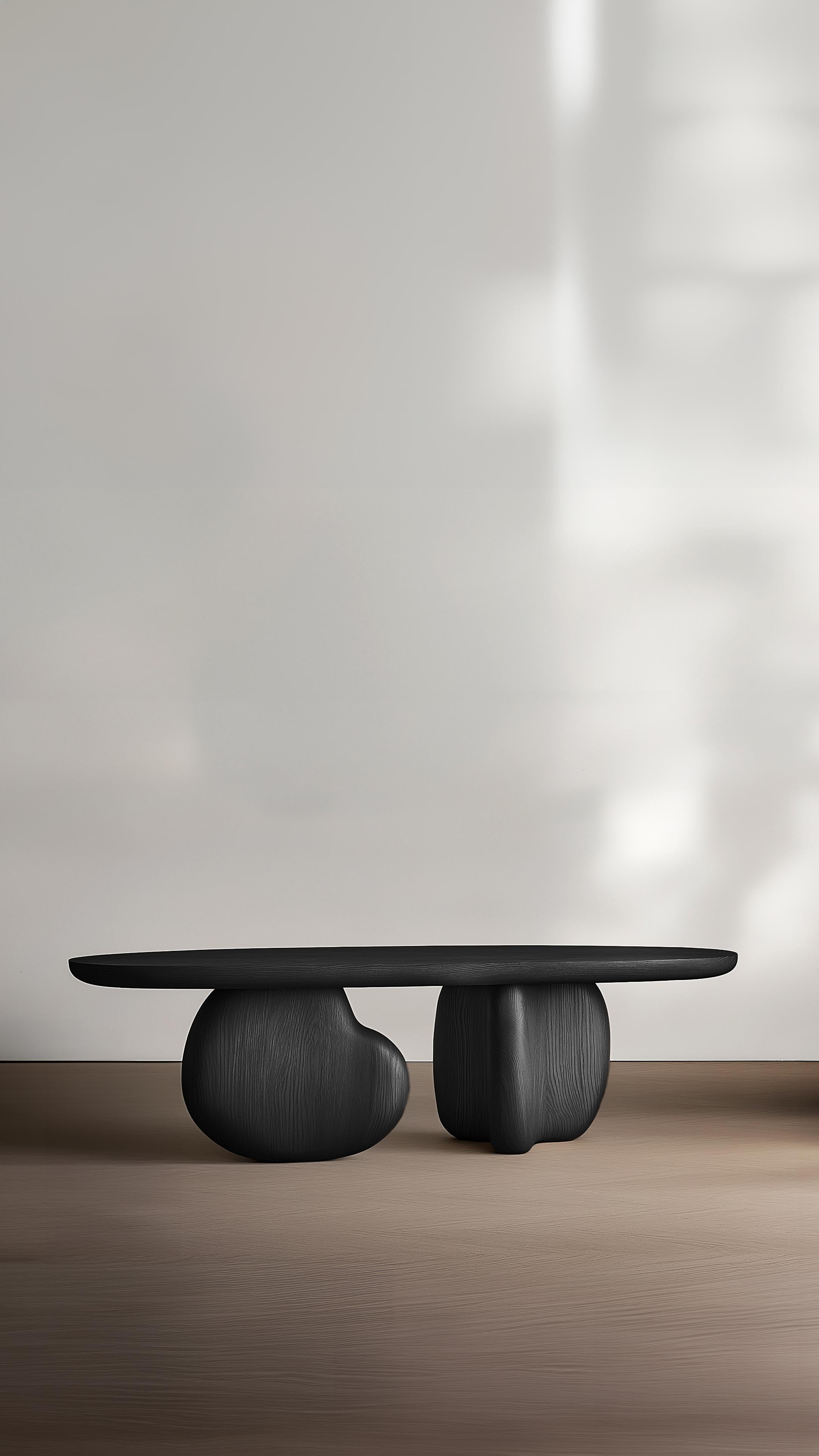 XXI secolo e contemporaneo Tavolino Sereno Serie 51 di NONO - Legno massiccio per spazi moderni in vendita