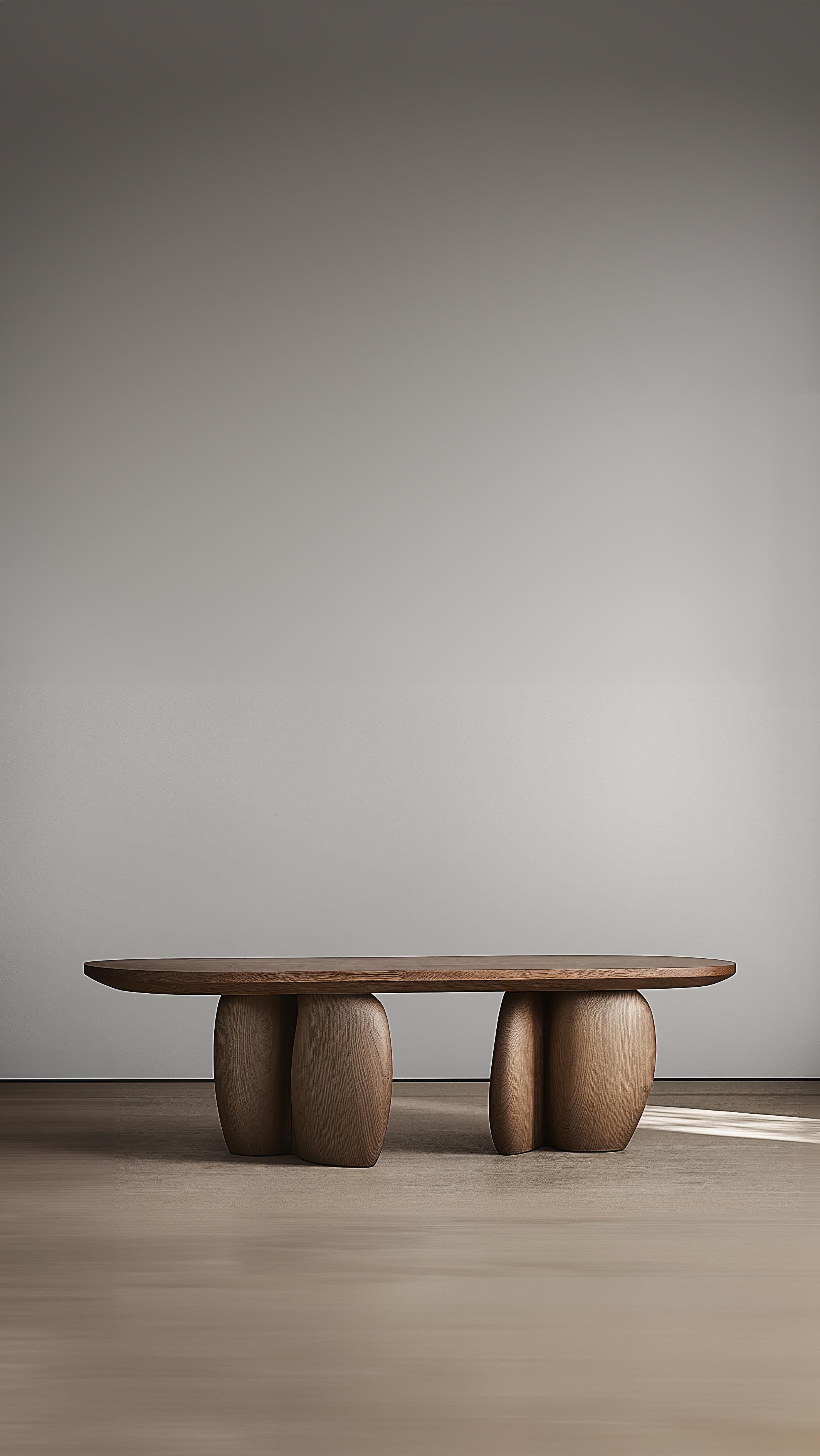 Mexican Sereno Coffee Table Serie 81 by NONO – Functional Art in Solid Wood For Sale