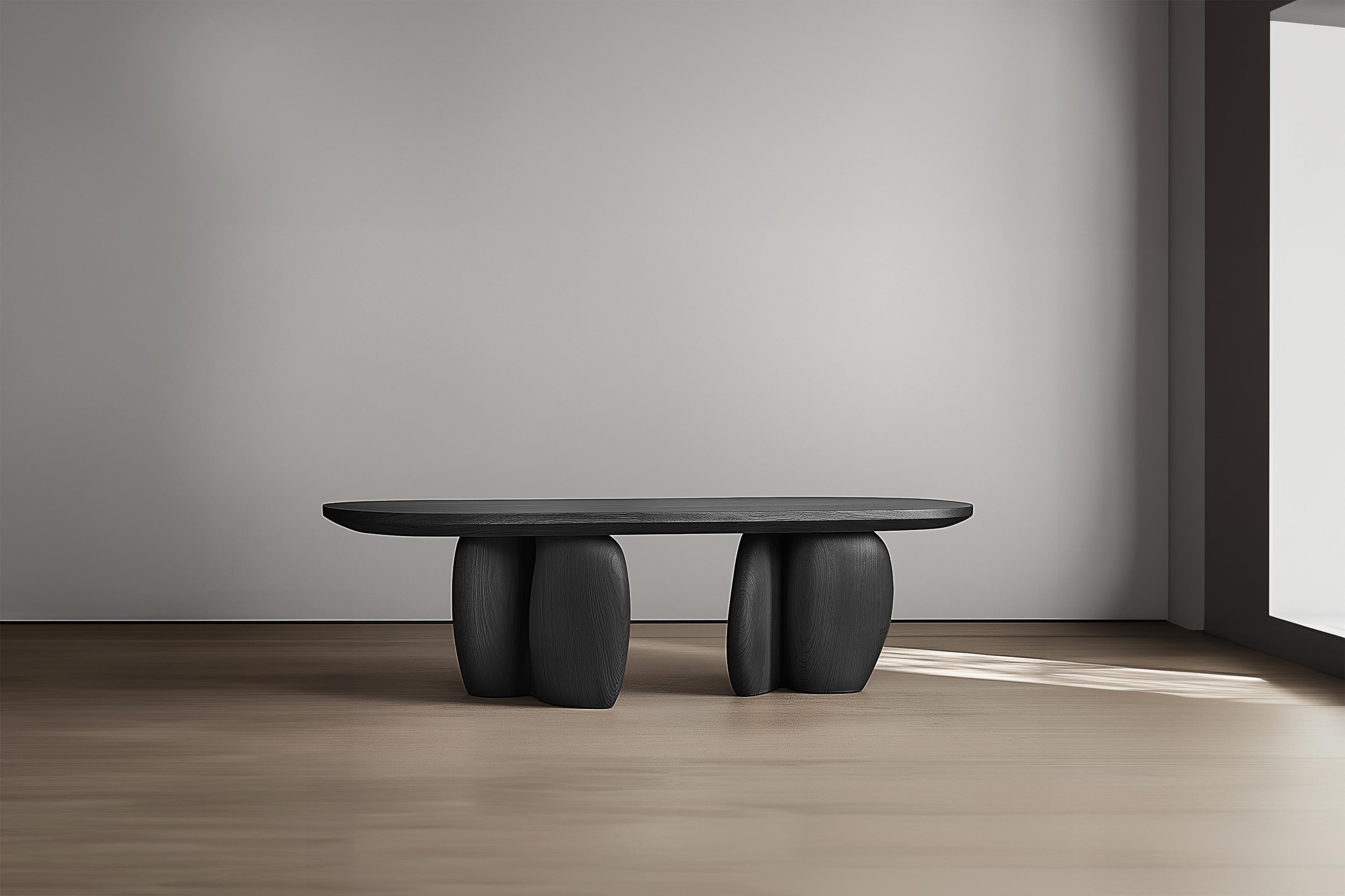 Contemporary Sereno Coffee Table Serie 81 by NONO – Functional Art in Solid Wood For Sale