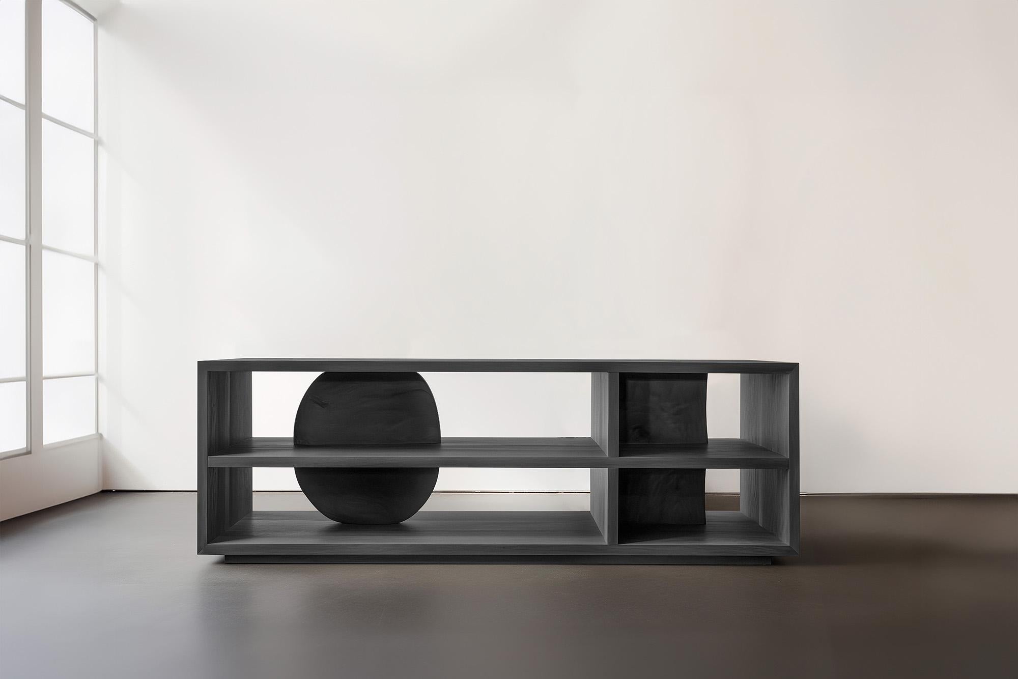 Contemporary Sereno Credenza 12, High-End Craftsmanship, Sculptural Detail by NONO For Sale