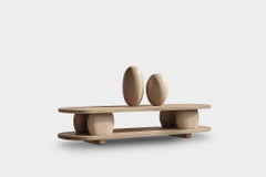 Sereno No33, Console Table with Minimal Wooden Geometry by Joel Escalona