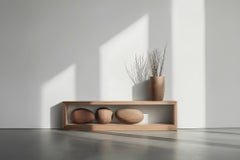 Sereno No38 Plinth Table in Solid Wood, Contemporary Interiors by NONO