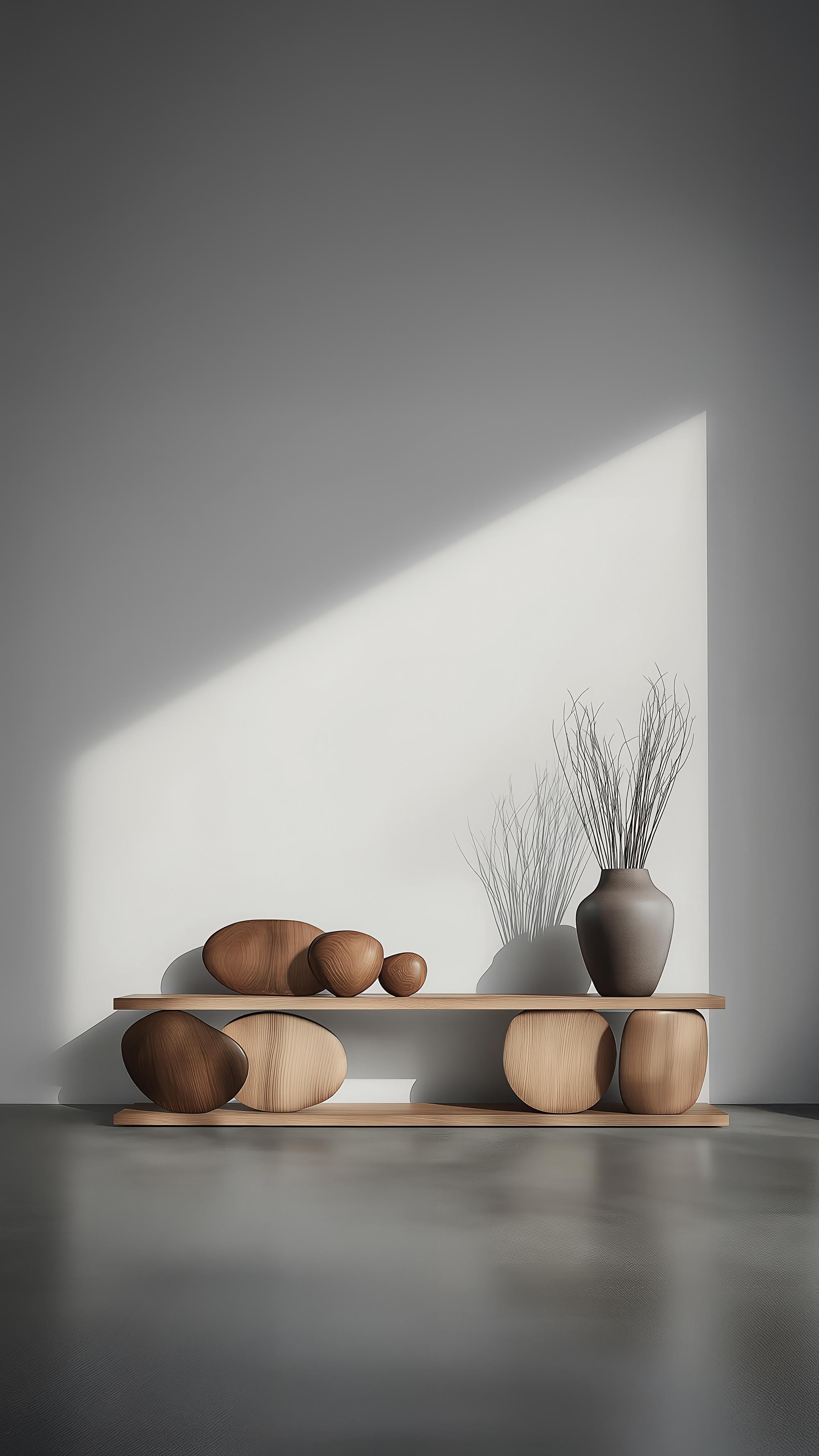 Sereno No44, Konsolentisch aus Massivholz Zeitgenössische Möbel von NONO (Moderne der Mitte des Jahrhunderts) im Angebot