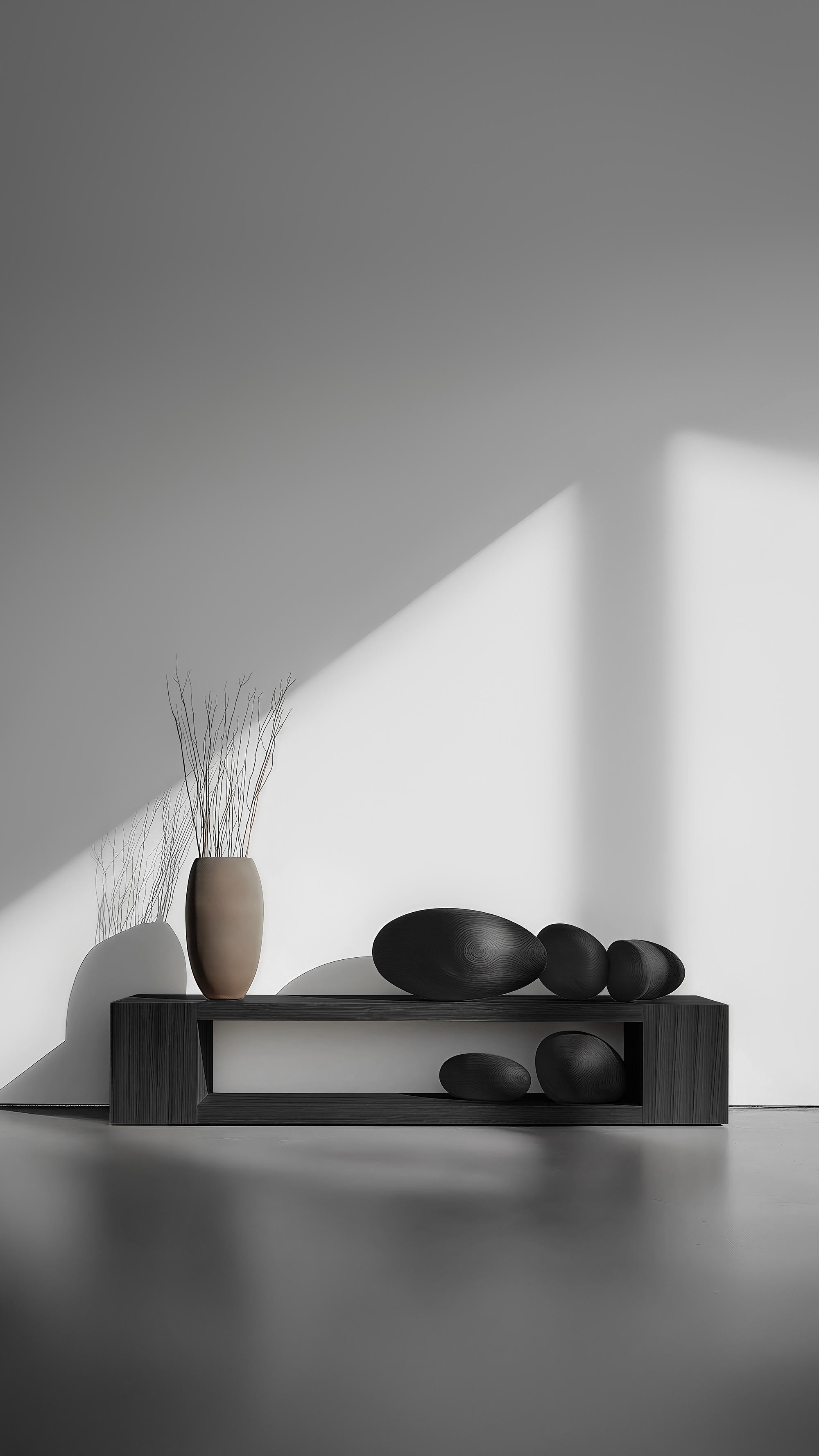Sereno No50 Bank Tisch aus Massivholz, Zeitgenössische Möbel von NONO im Angebot 3