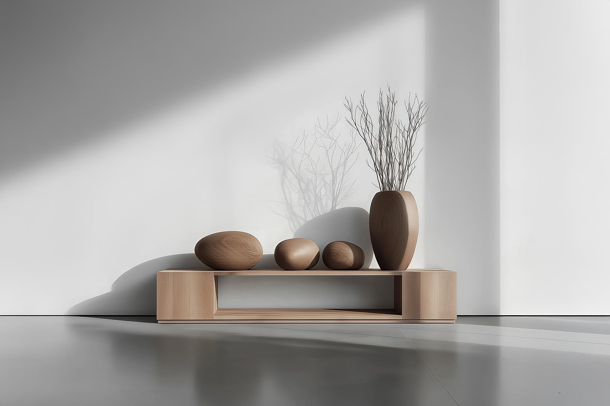 Sereno No50 Bank Tisch aus Massivholz, Zeitgenössische Möbel von NONO im Angebot 4