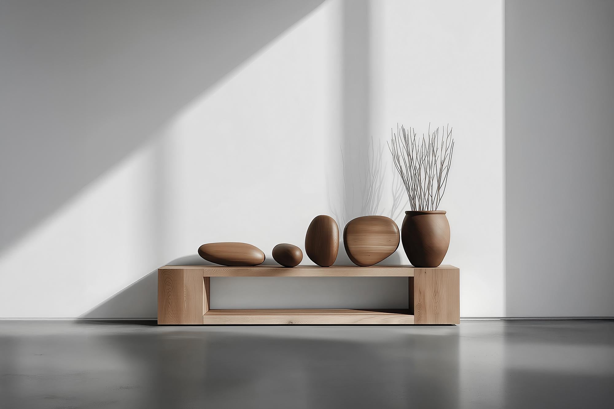 Sereno No50 Bank Tisch aus Massivholz, Zeitgenössische Möbel von NONO im Angebot 8