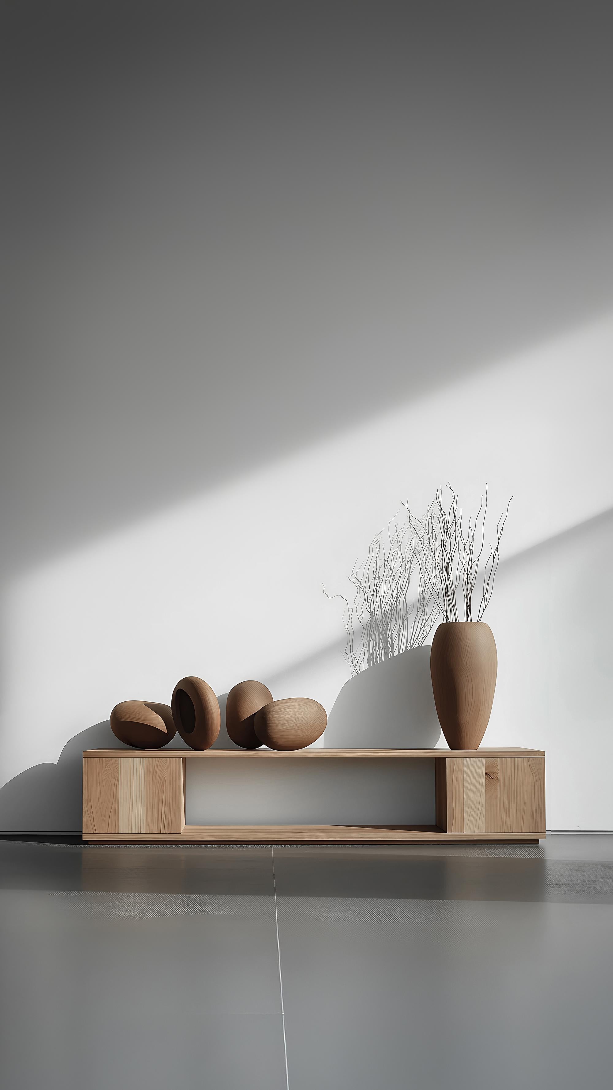 Sereno No50 Bank Tisch aus Massivholz, Zeitgenössische Möbel von NONO (Moderne der Mitte des Jahrhunderts) im Angebot