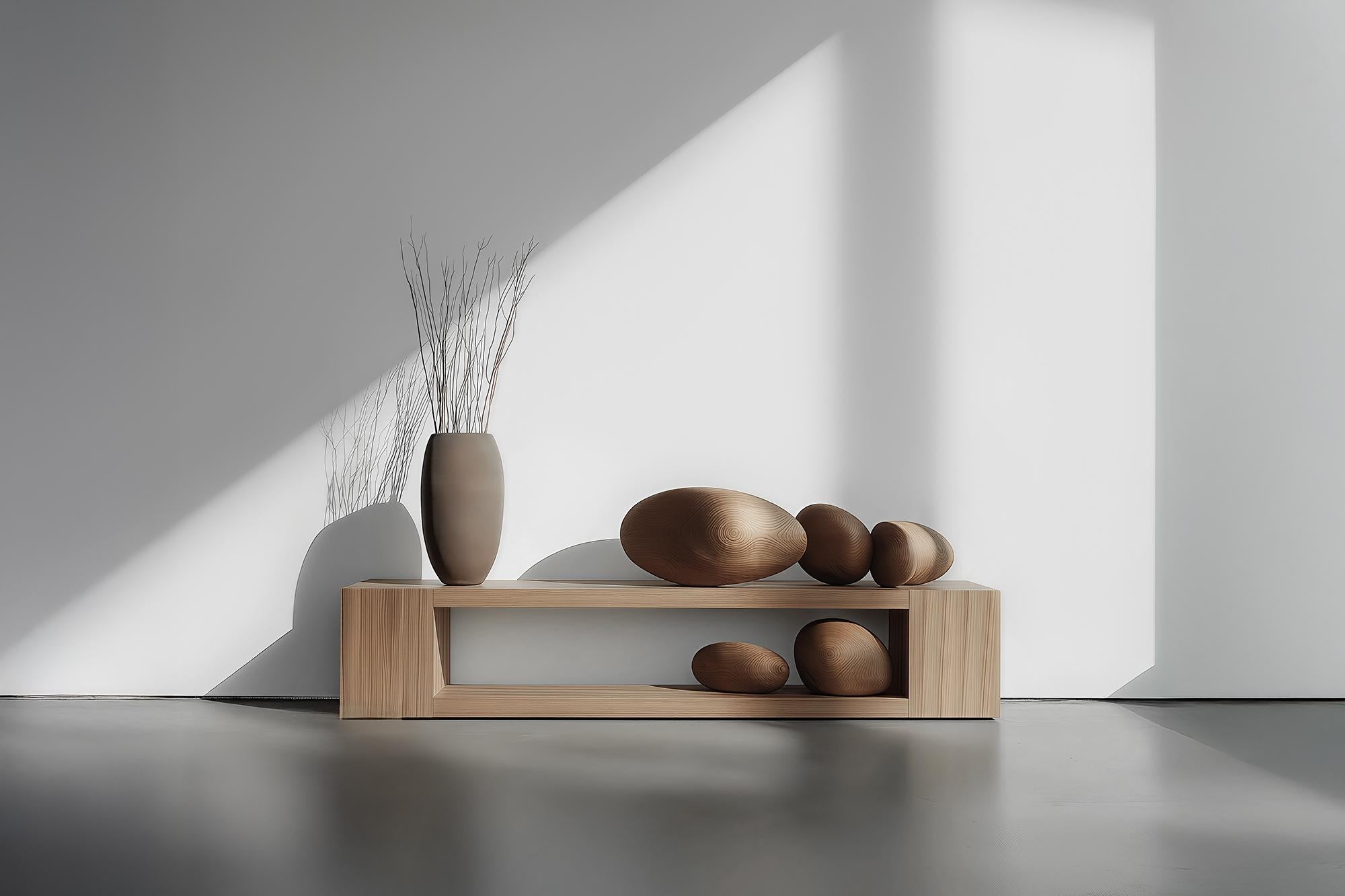 Sereno No50 Bank Tisch aus Massivholz, Zeitgenössische Möbel von NONO (Holz) im Angebot