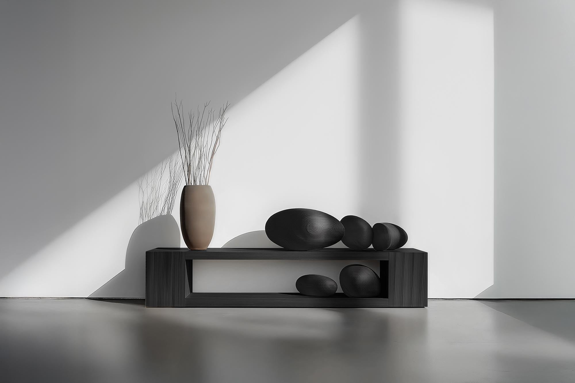 Sereno No50 Bank Tisch aus Massivholz, Zeitgenössische Möbel von NONO im Angebot 2