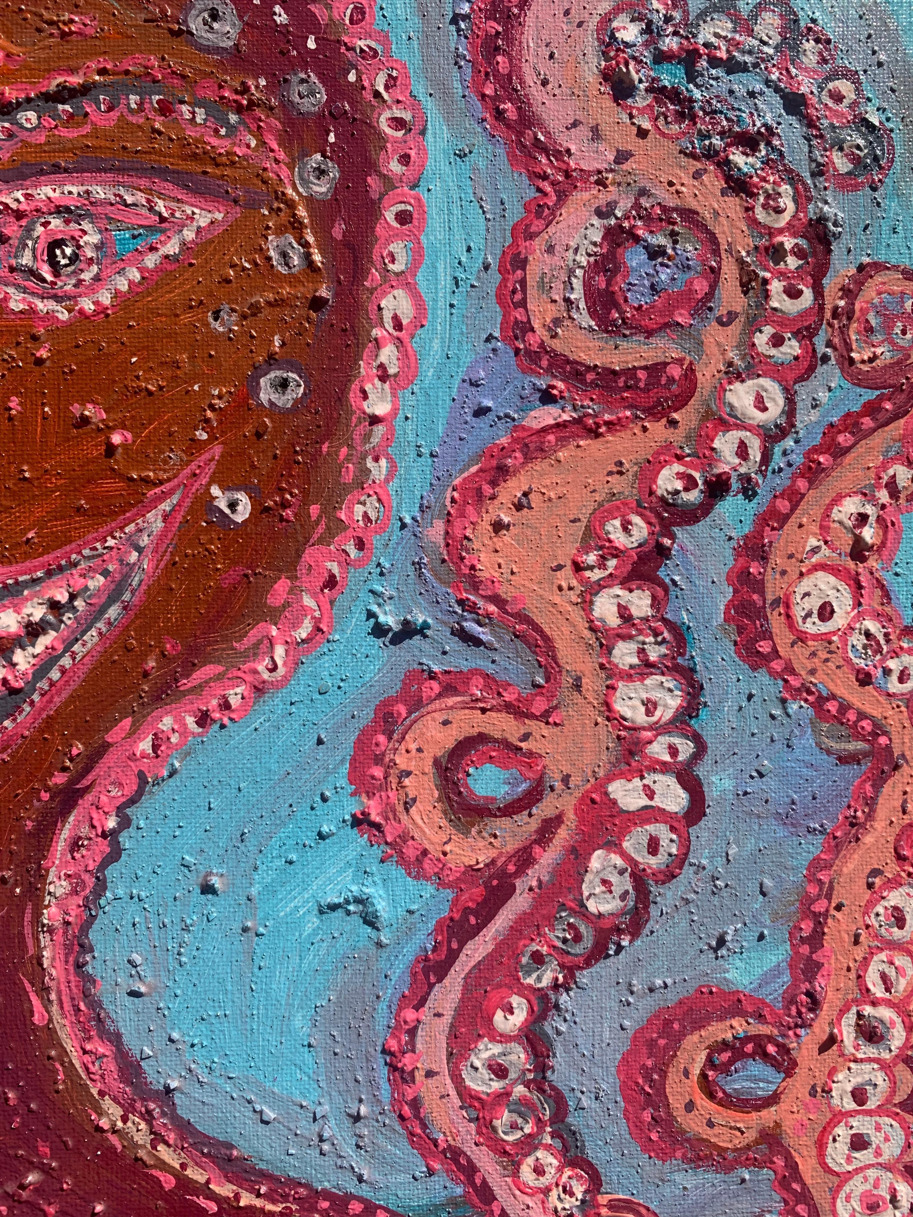 Abstract Painting on Canvas , 