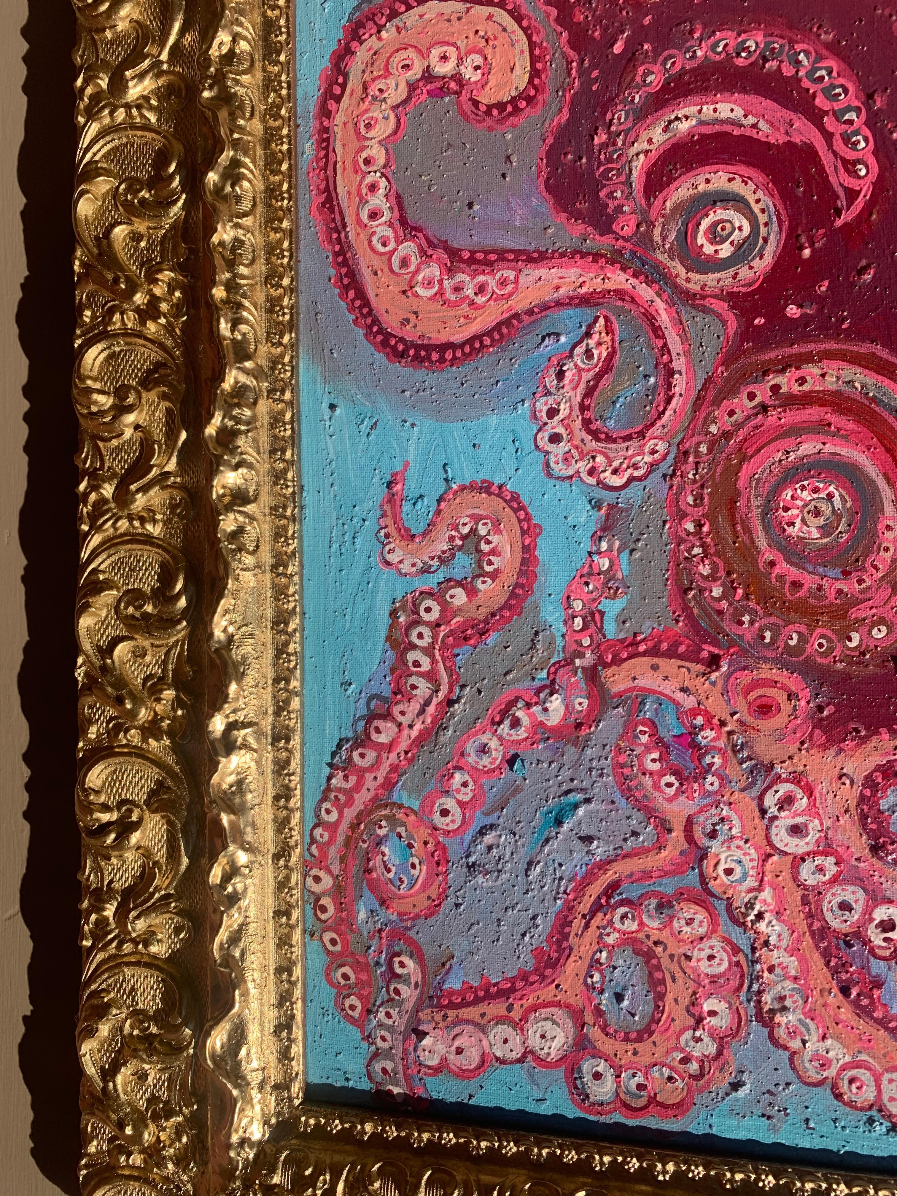 Abstract Painting on Canvas , 