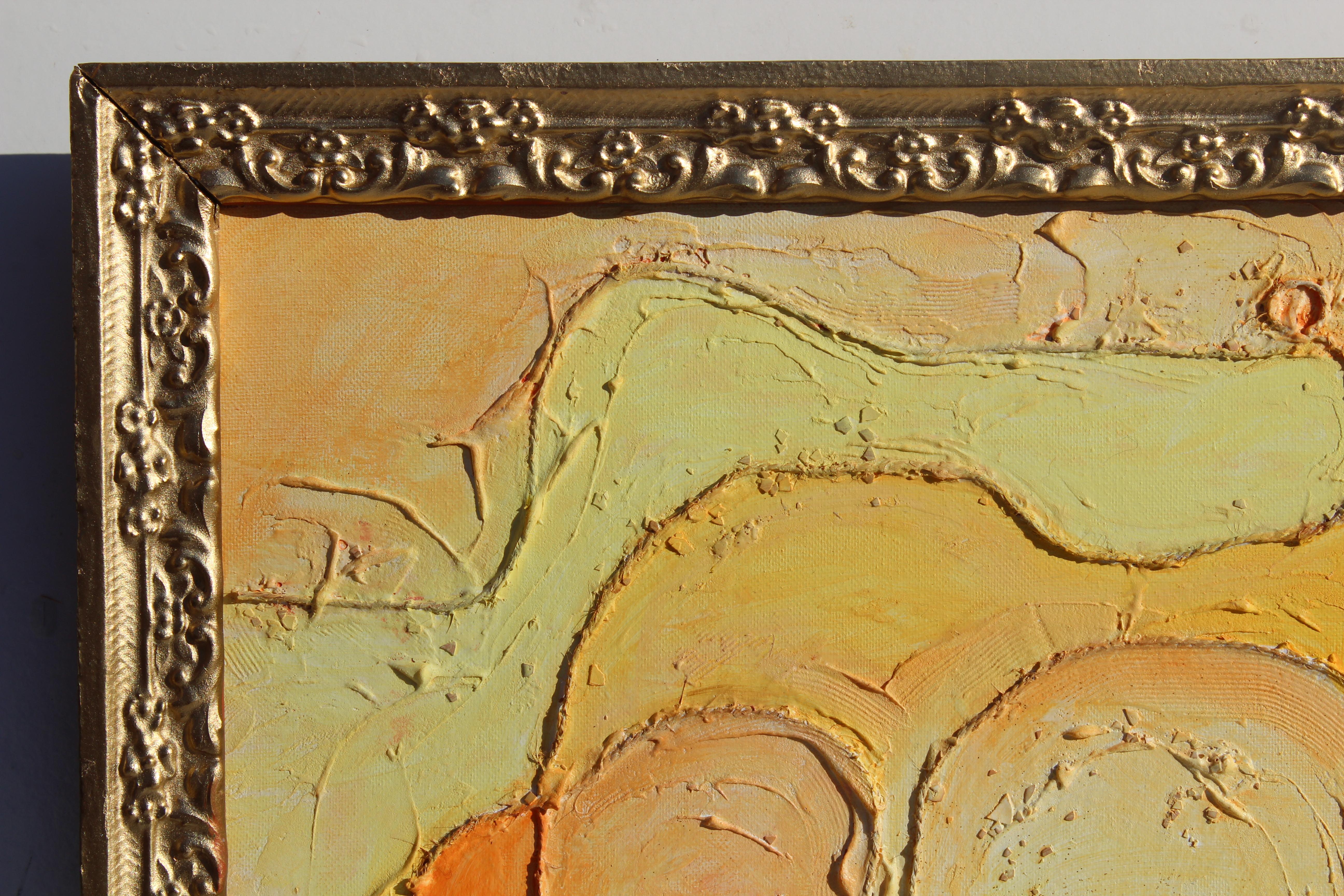 Abstract textured Painting on Canvas by Serg Graff, 