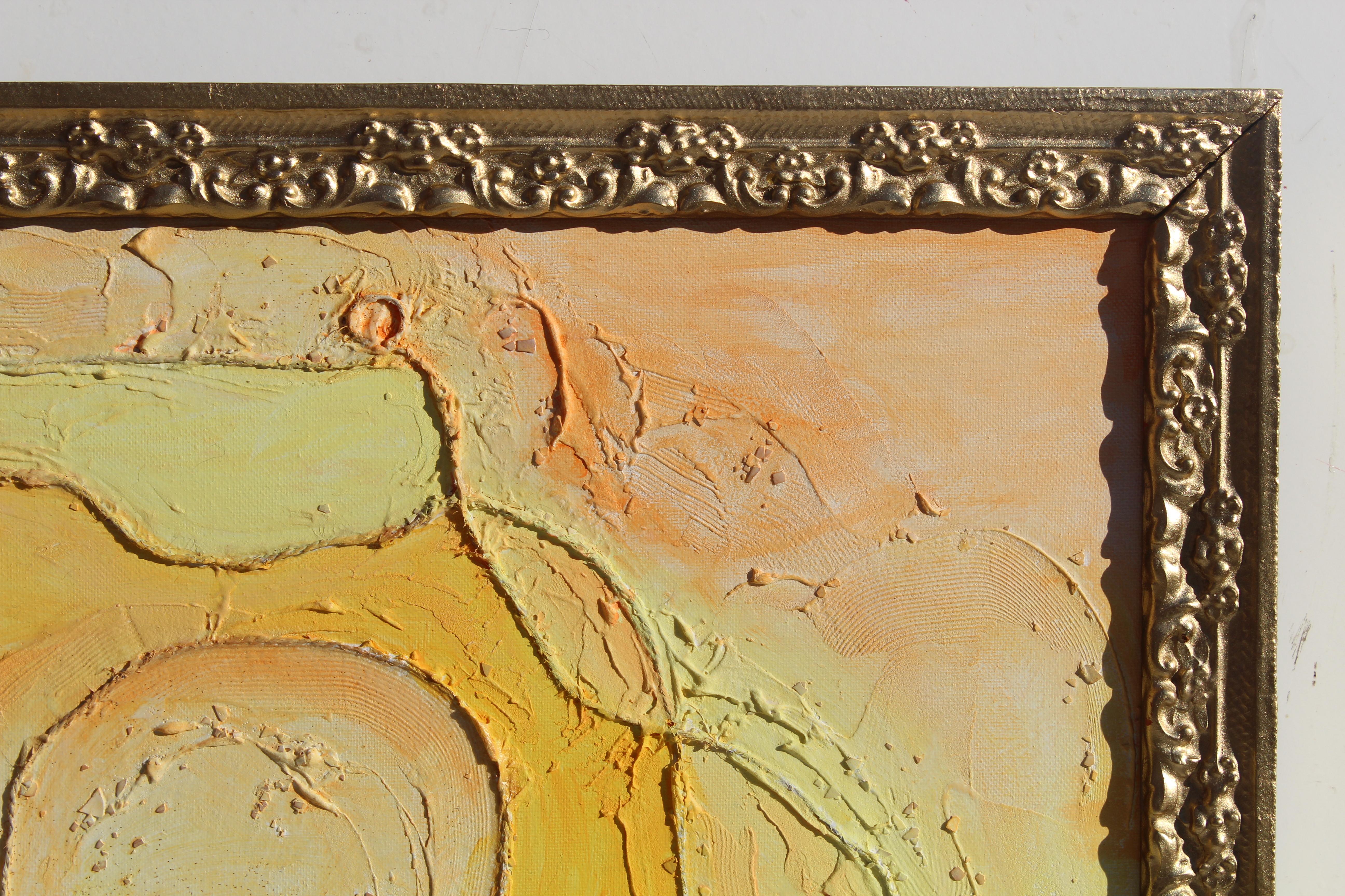 Abstract textured Painting on Canvas by Serg Graff, 