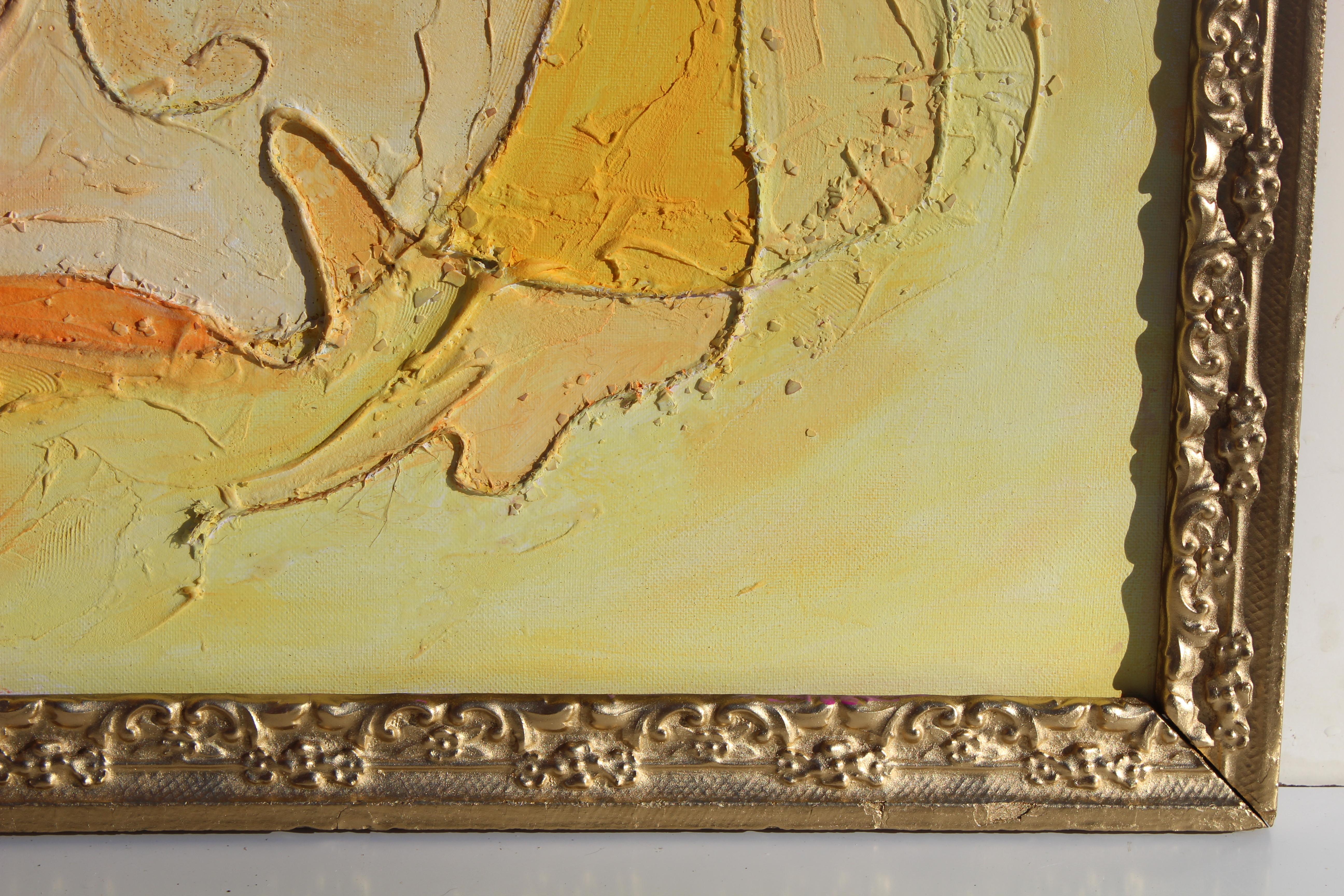 Abstract textured Painting on Canvas by Serg Graff, 