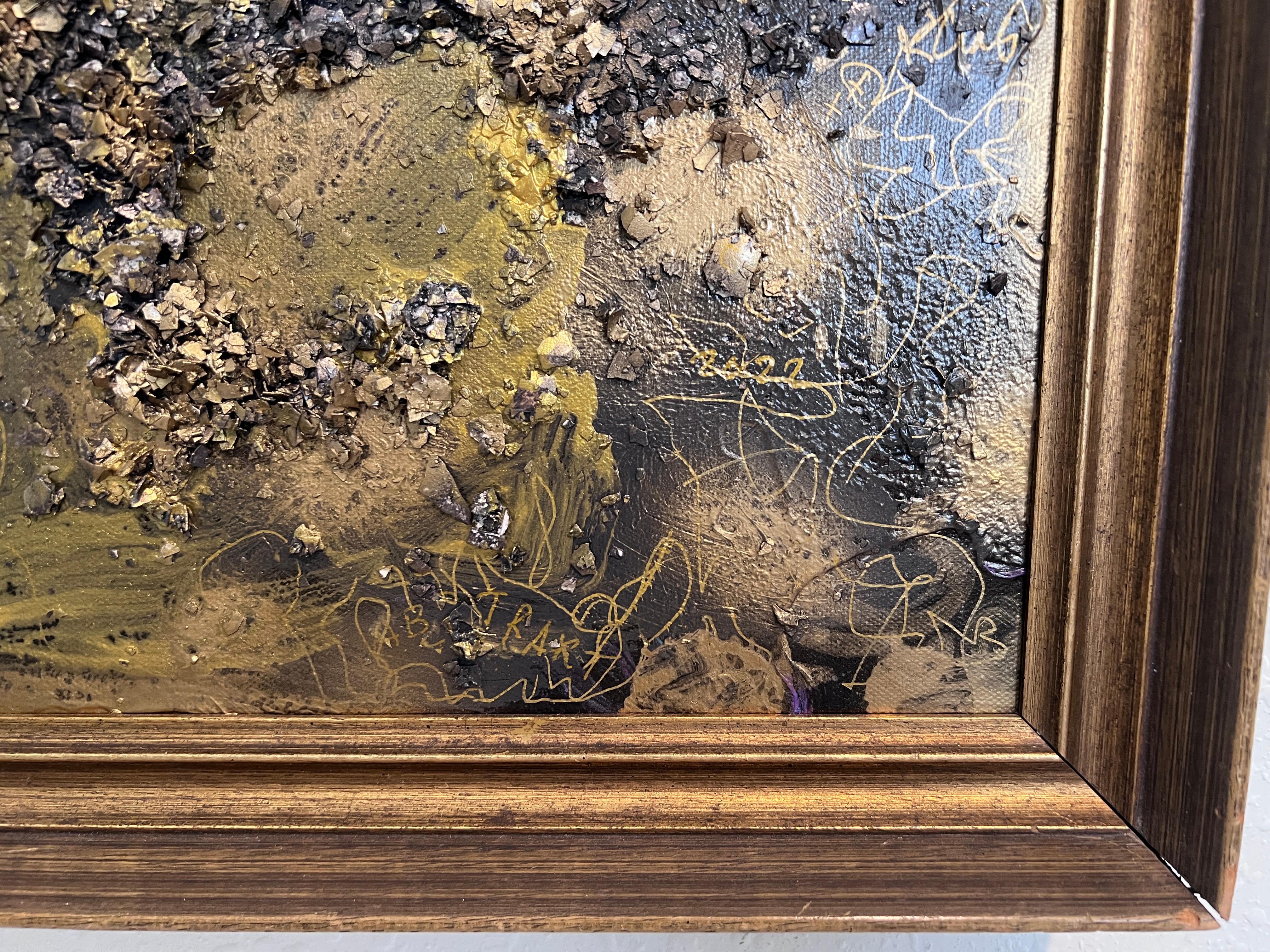 Pittura astratta su tela, intitolata 