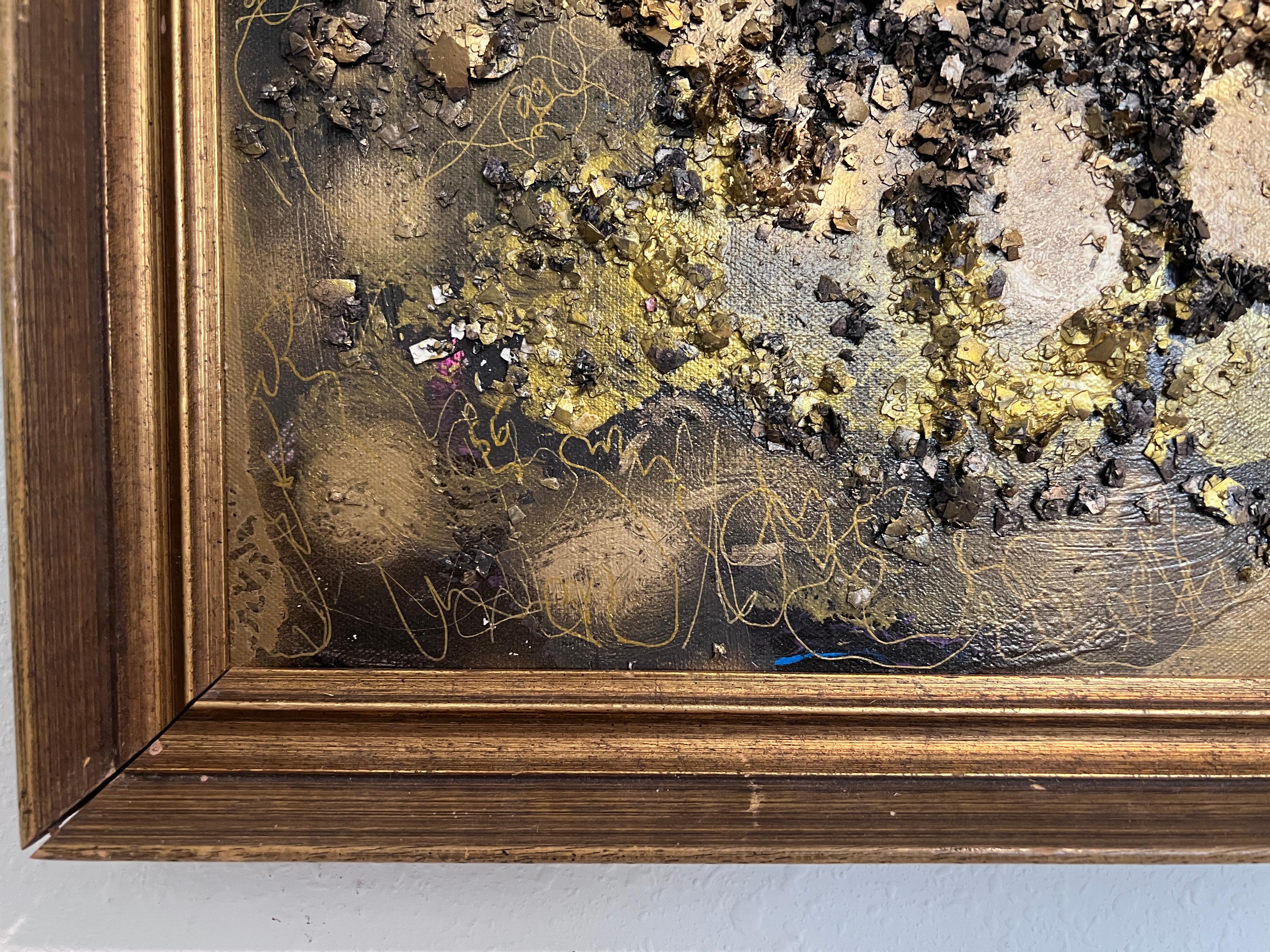 Pittura astratta su tela, intitolata 