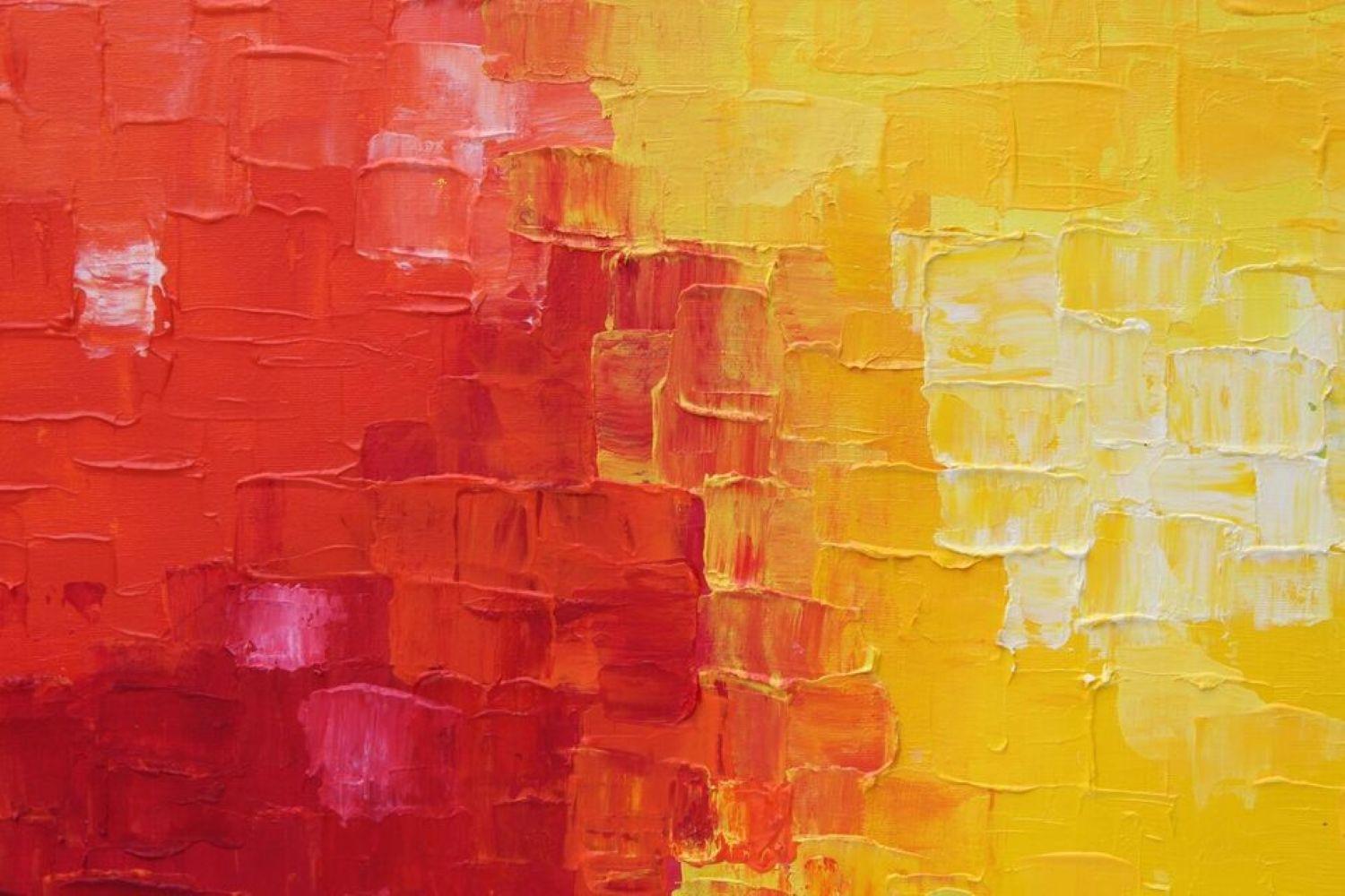 Large Abstract Oil Painting on Canvas 