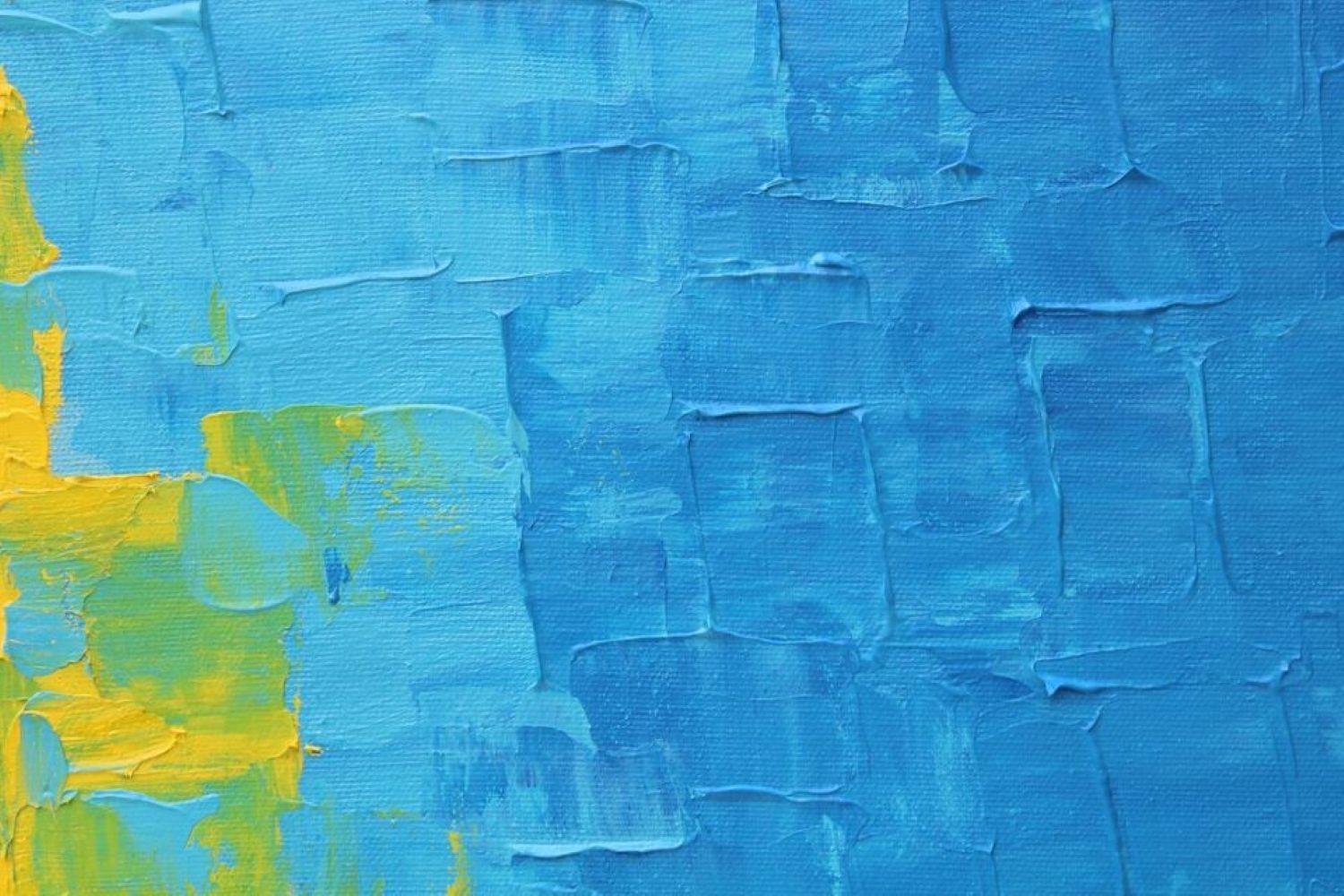 Large Abstract Oil Painting on Canvas 