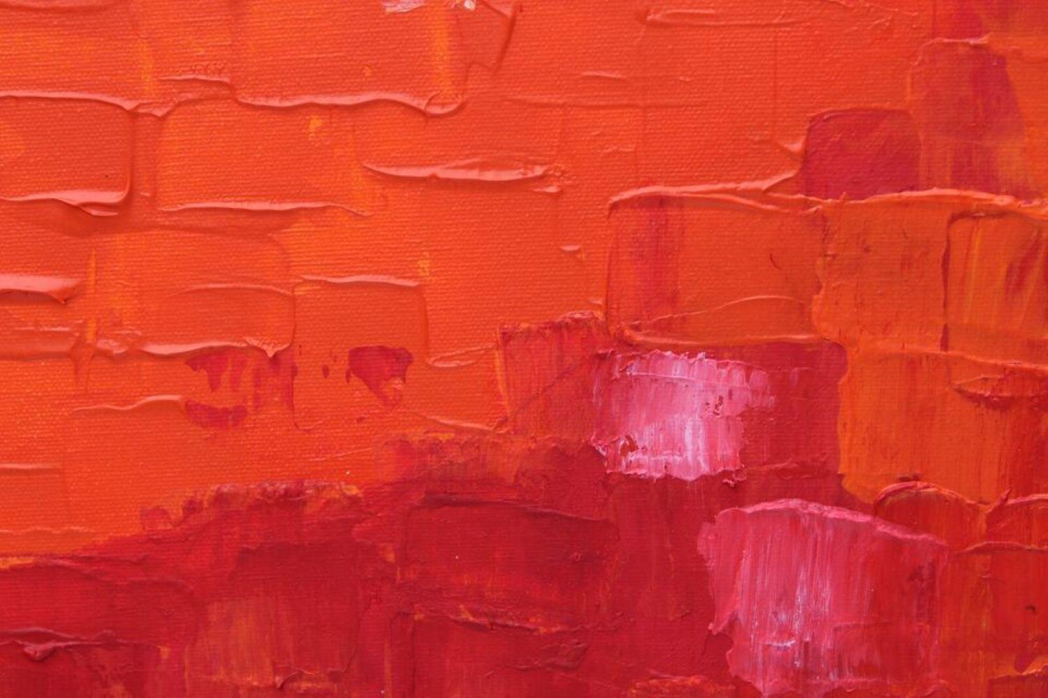 Large Abstract Oil Painting on Canvas 