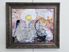 Großes Original Abstraktes Gemälde auf Leinwand von Serg Graff "Wings of Light", COA