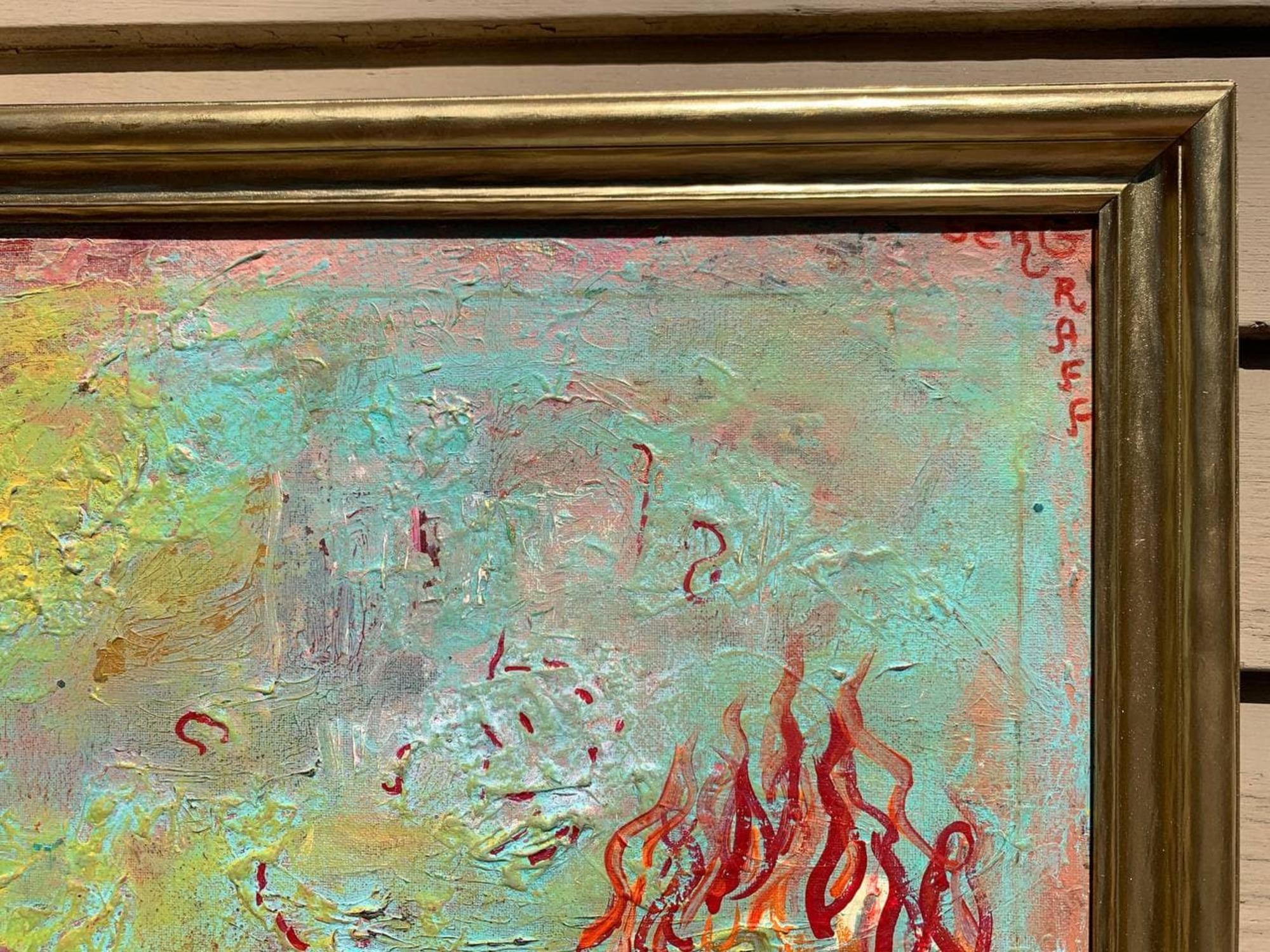 Oil Painting on Canvas, Fantasy Abstract Style, by Serg Graff, COA Titled 