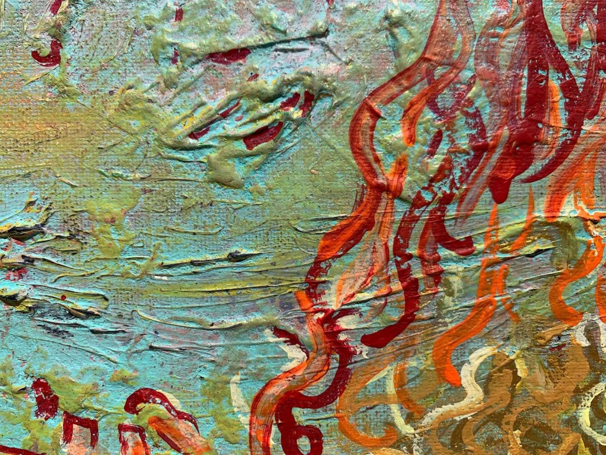 Oil Painting on Canvas, Fantasy Abstract Style, by Serg Graff, COA Titled 