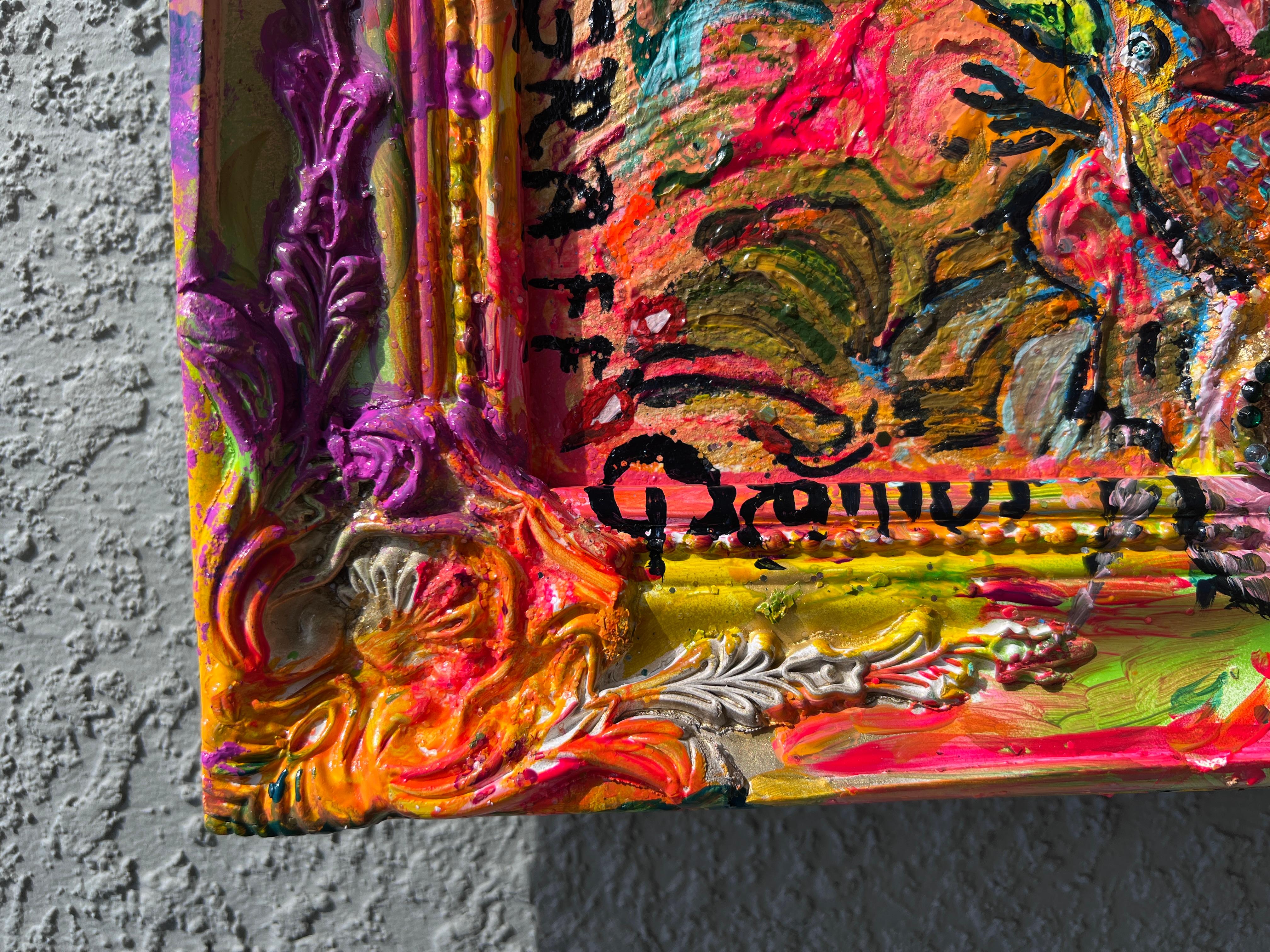 One-Of-A-Kind Abstract textured Painting by Serg Graff 