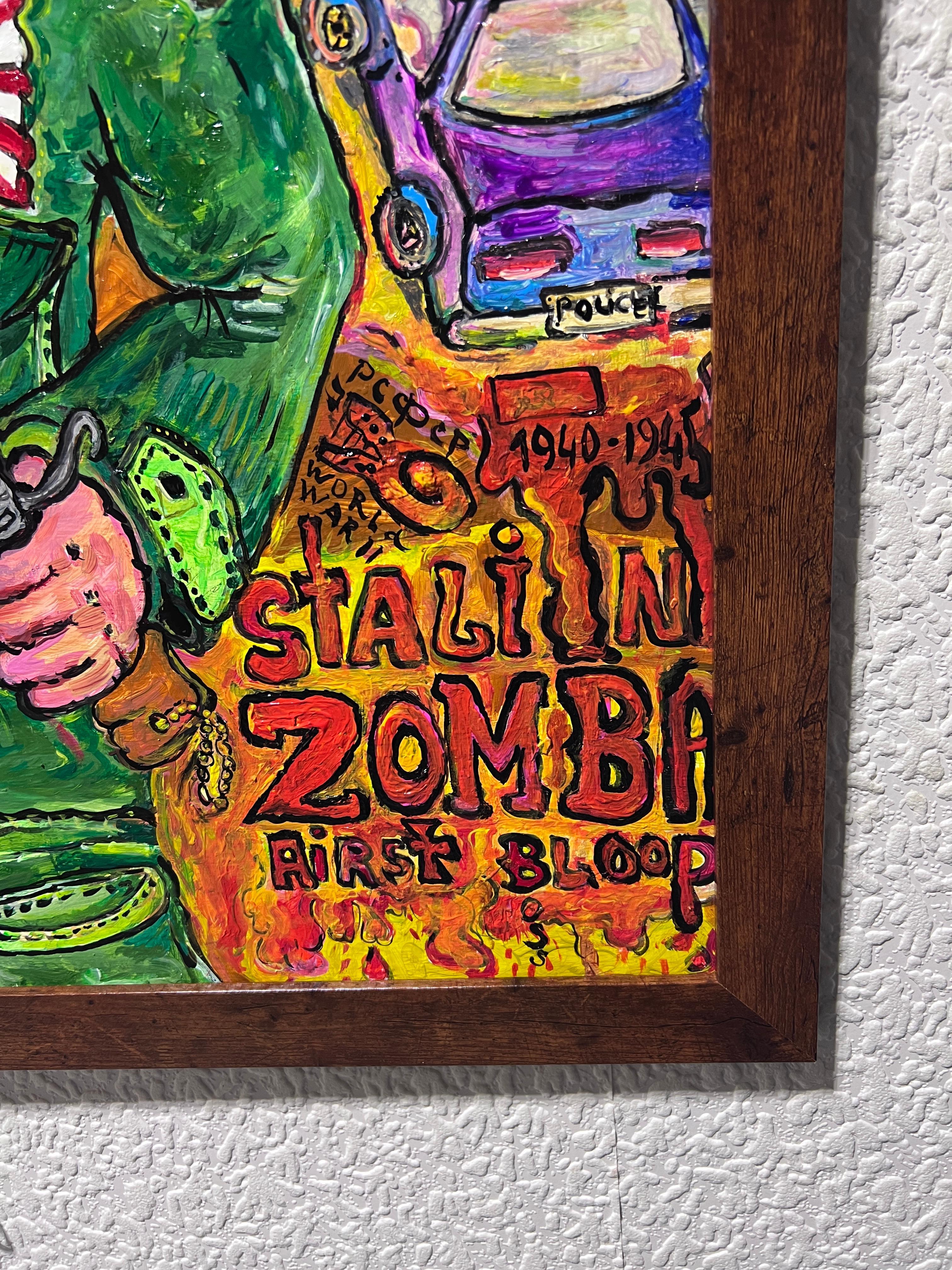 Grande dipinto su tavola di Serg Graff 